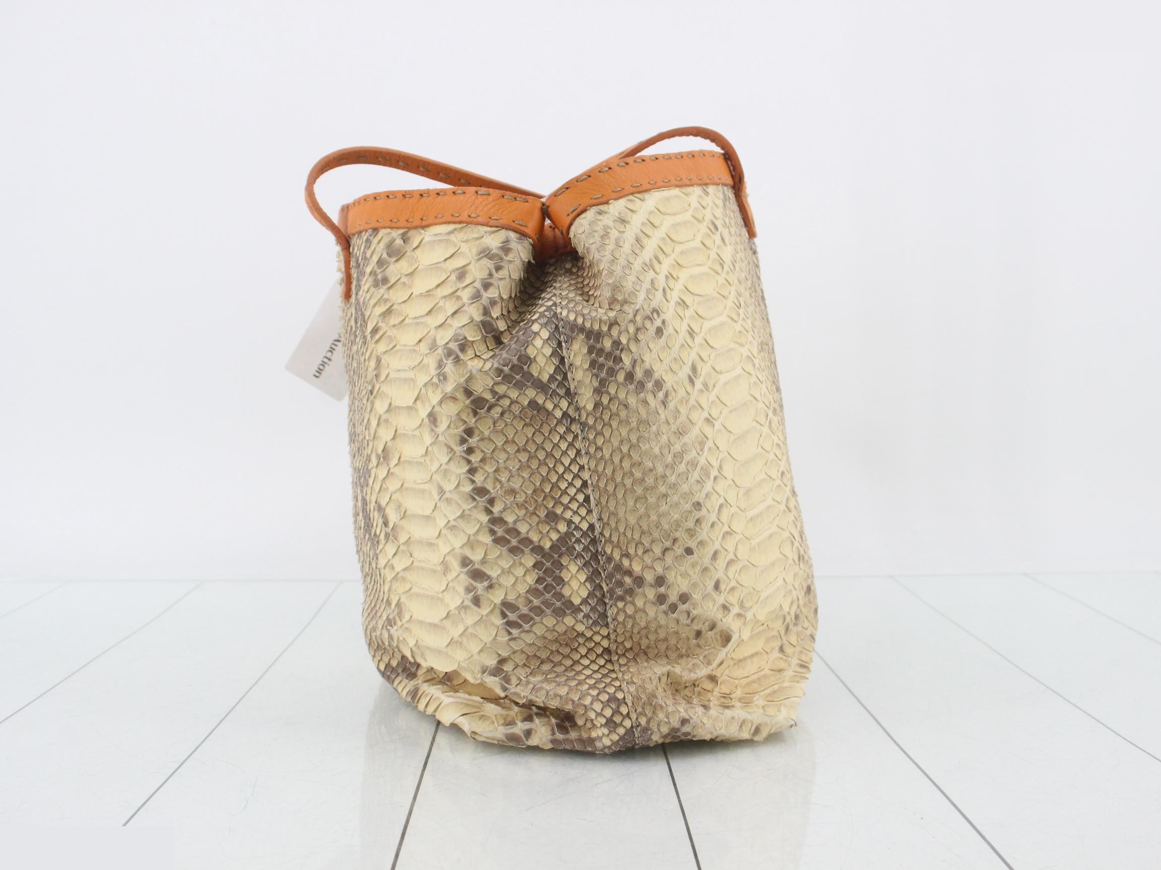 Selleria Python Tote Bag — view 4