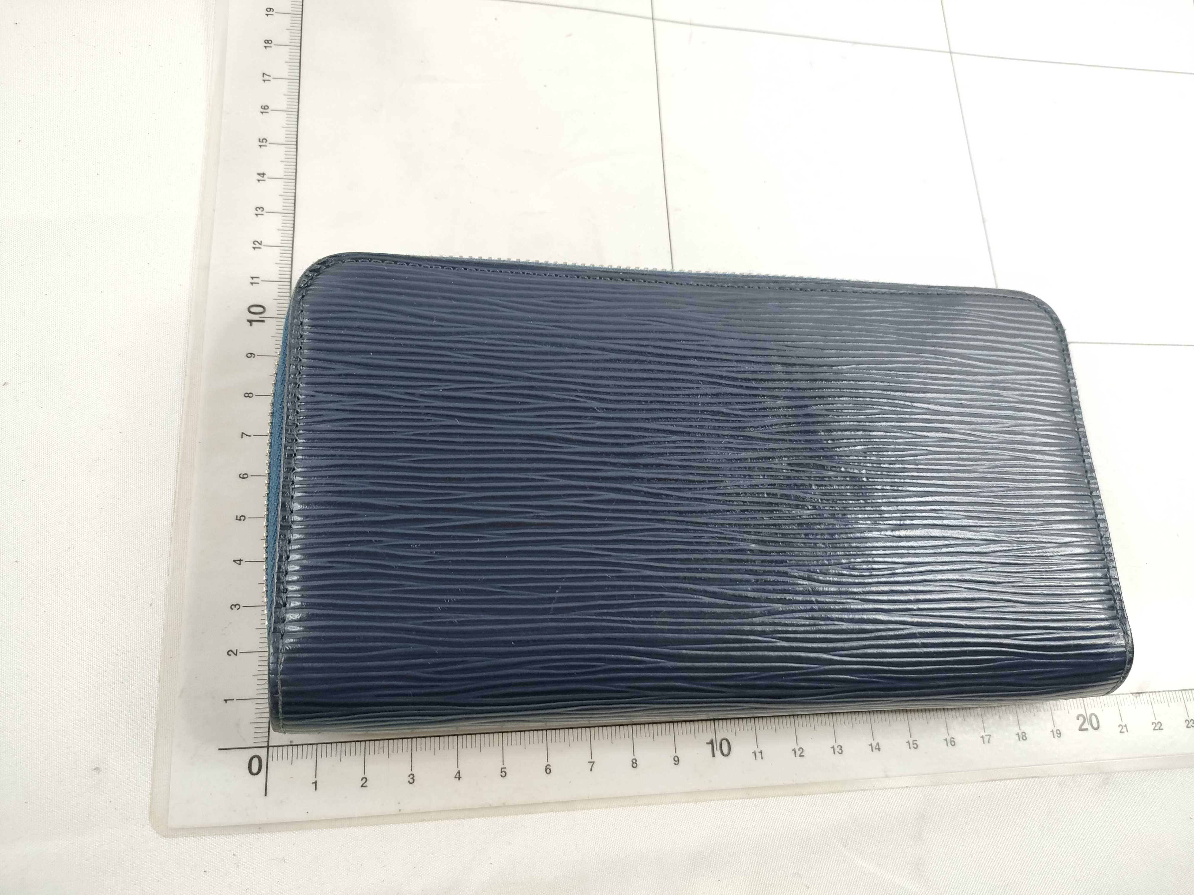 Epi Zippy Wallet Indigo Blue M61873 Wallet — view 2