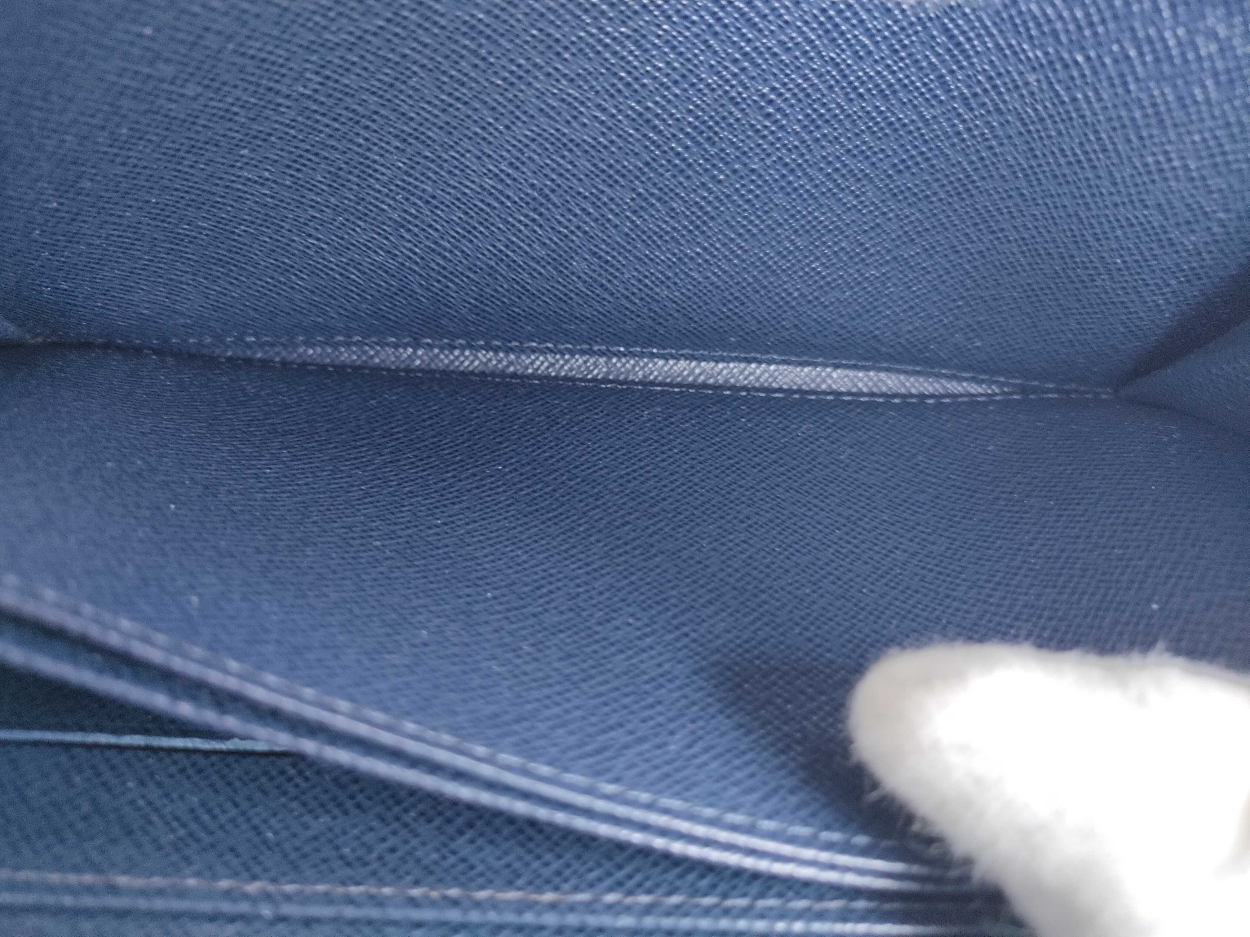 Epi Zippy Wallet Indigo Blue M61873 Wallet — view 12