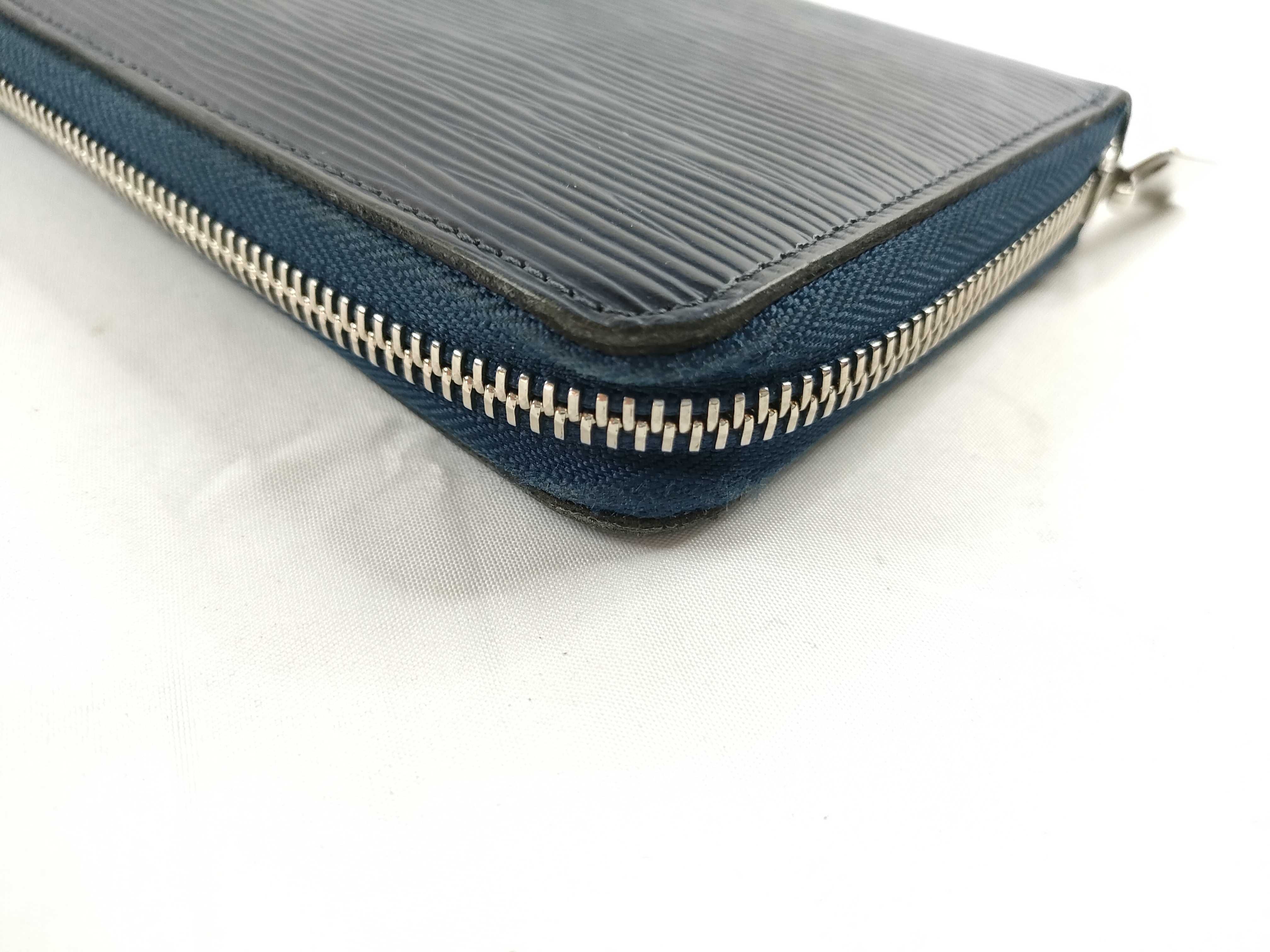 Epi Zippy Wallet Indigo Blue M61873 Wallet — view 4