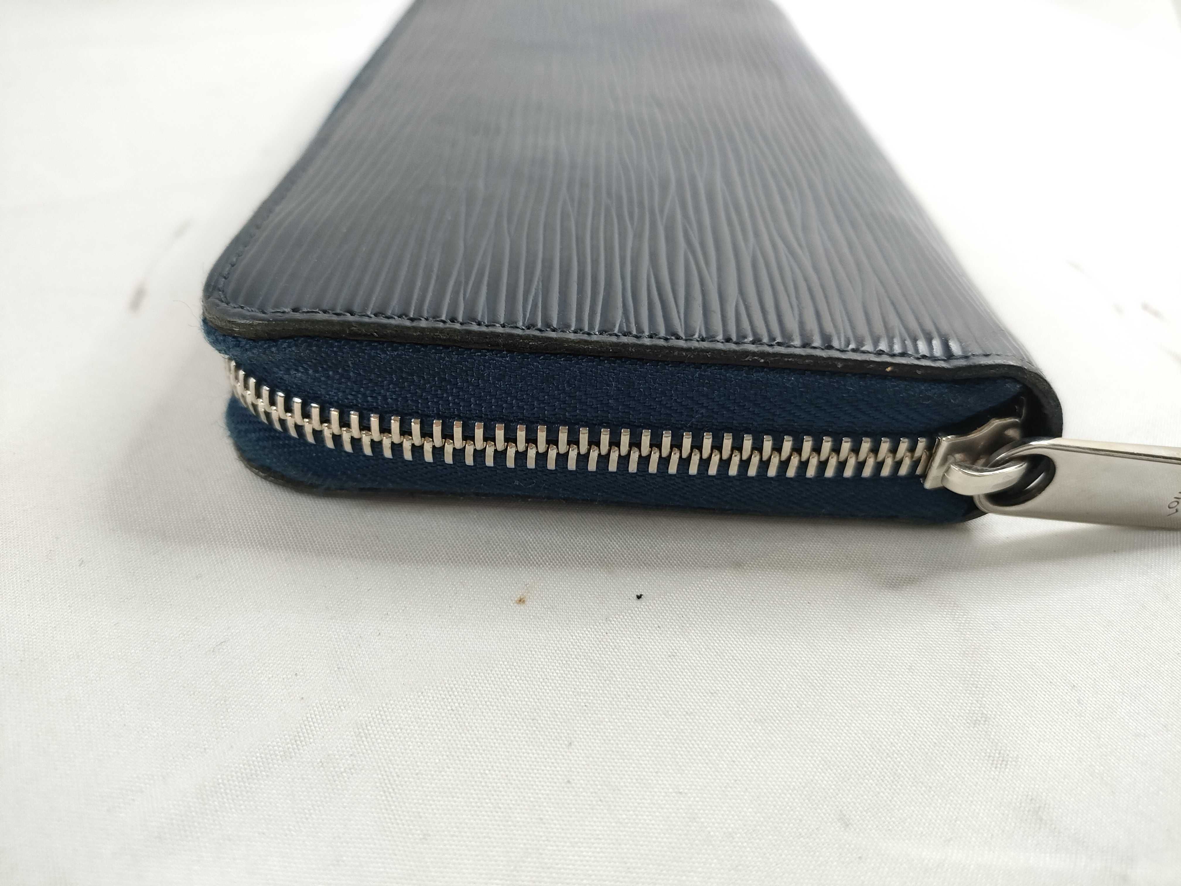 Epi Zippy Wallet Indigo Blue M61873 Wallet — view 5