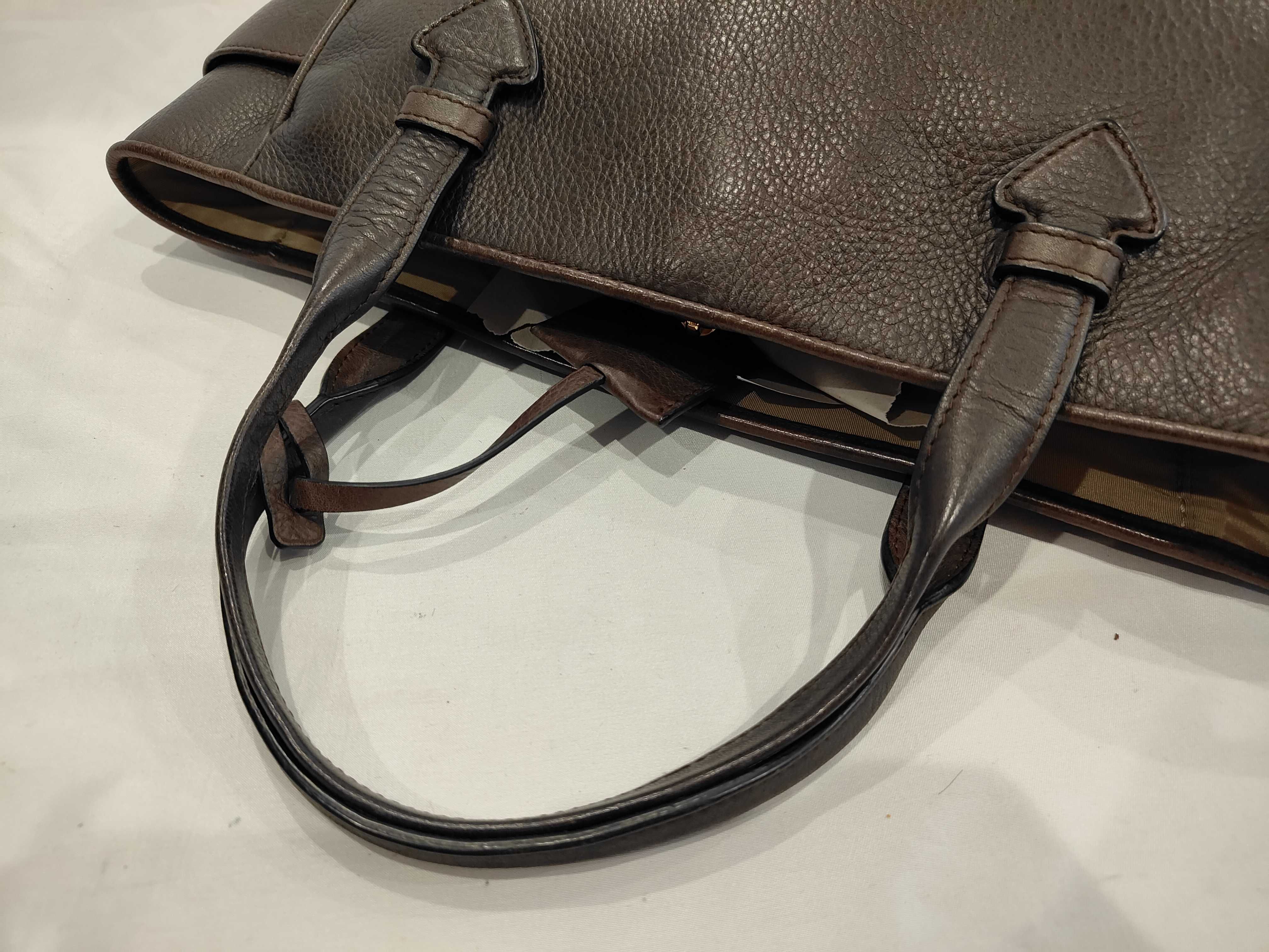 Heritage Leather Tote Bag — view 6