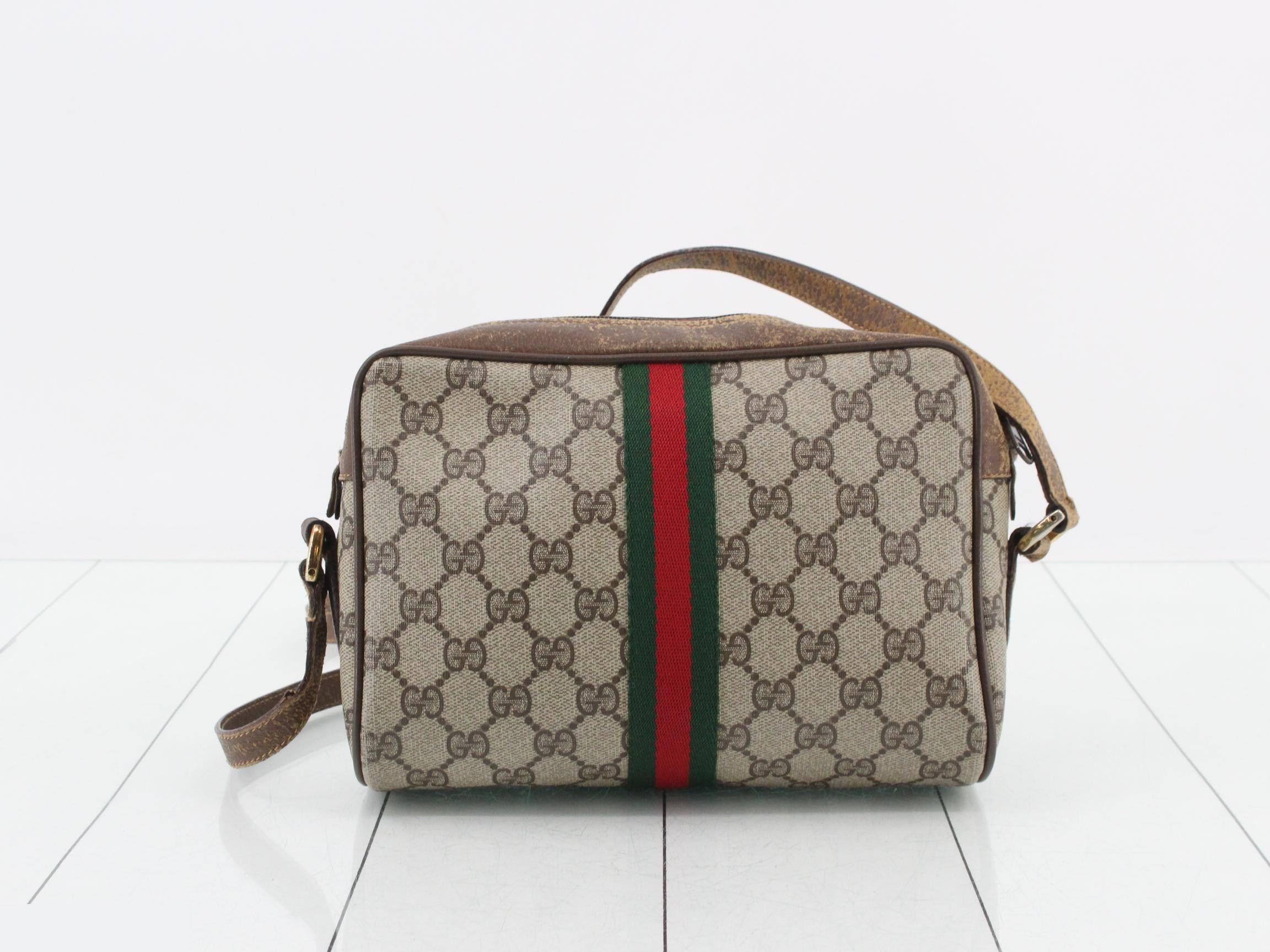 GG Supreme Sherry Line Shoulder Bag — view 2