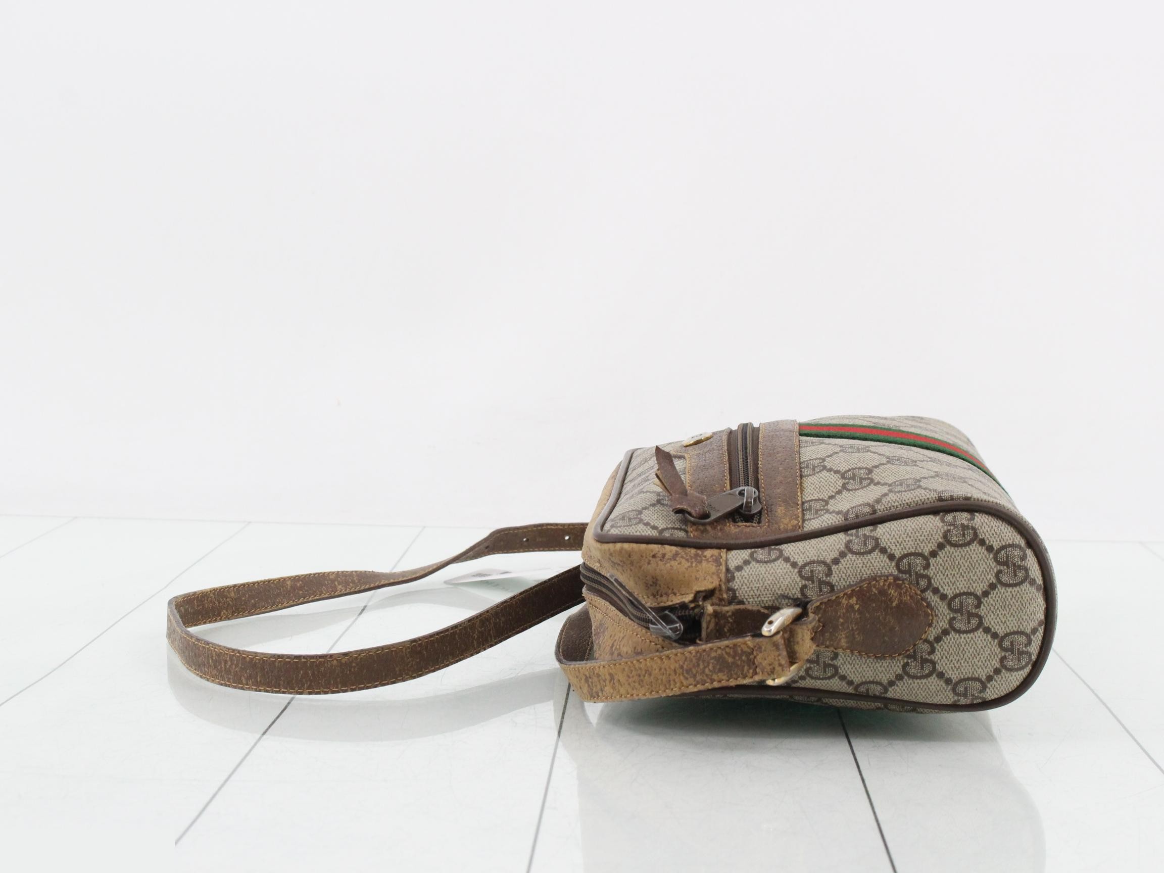 GG Supreme Sherry Line Shoulder Bag — view 4