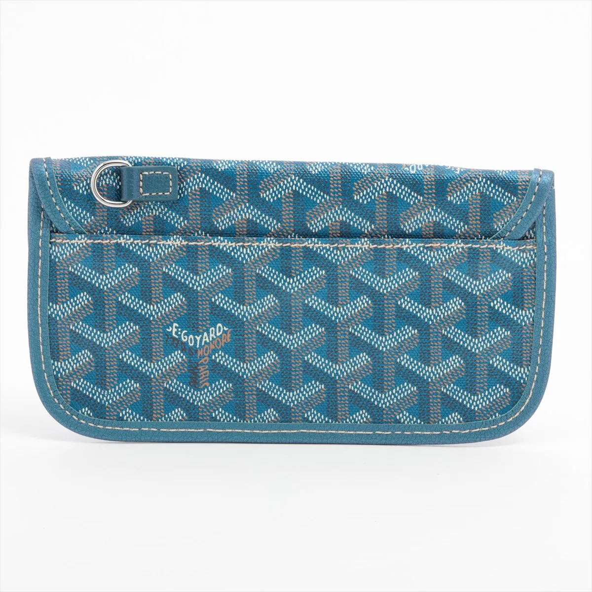 Saint Louis PM PVC x Leather Pouch, Blue (Pouch only) — view 2