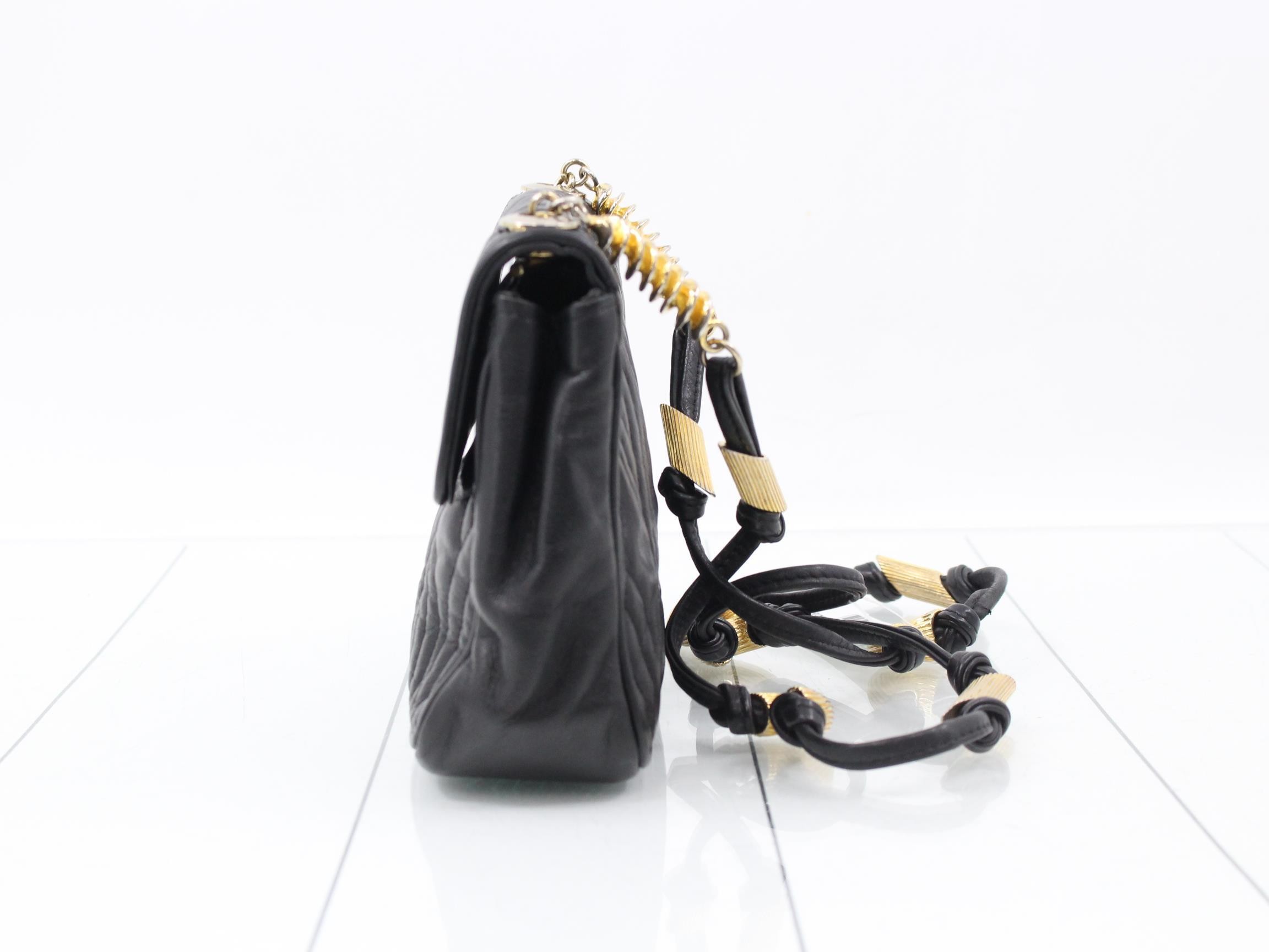 Pasta Leather Shoulder Bag — view 3