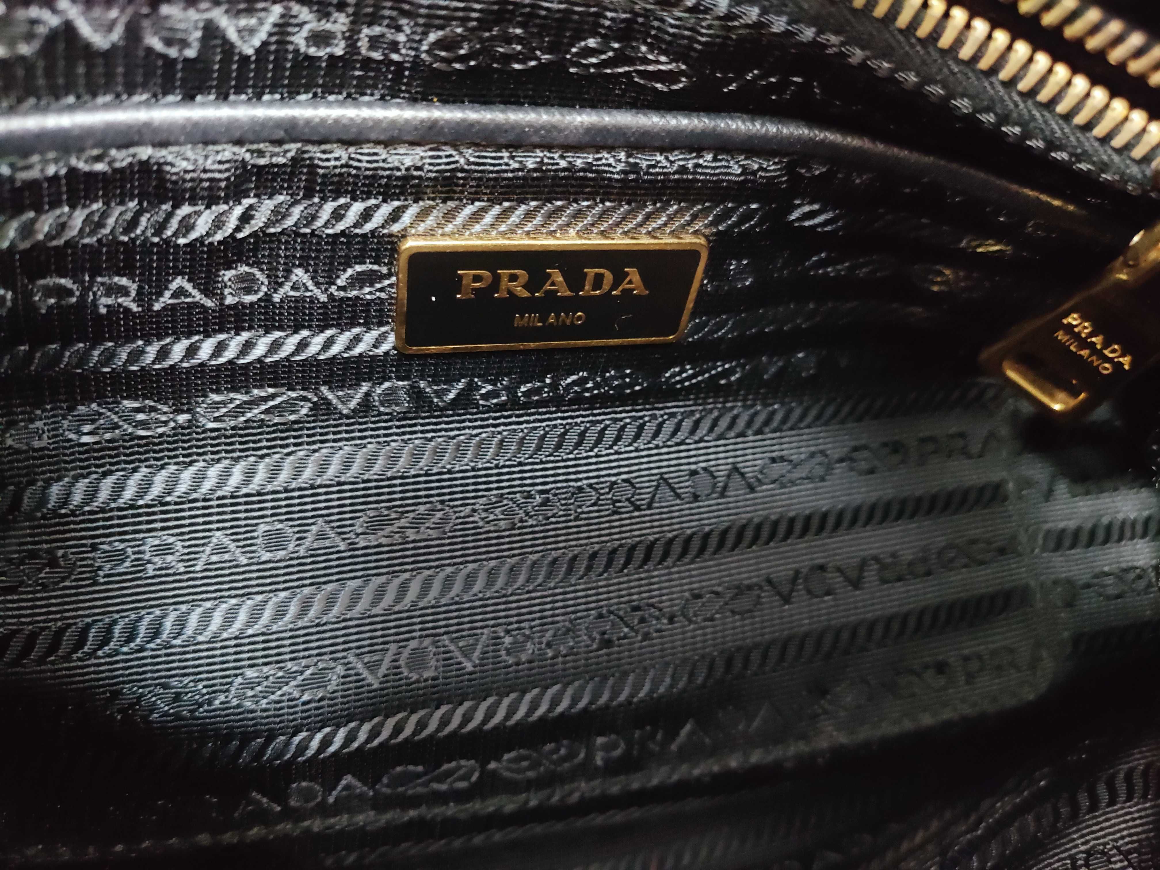 Nylon Shoulder Bag, Black Nylon Shoulder Bag — view 11