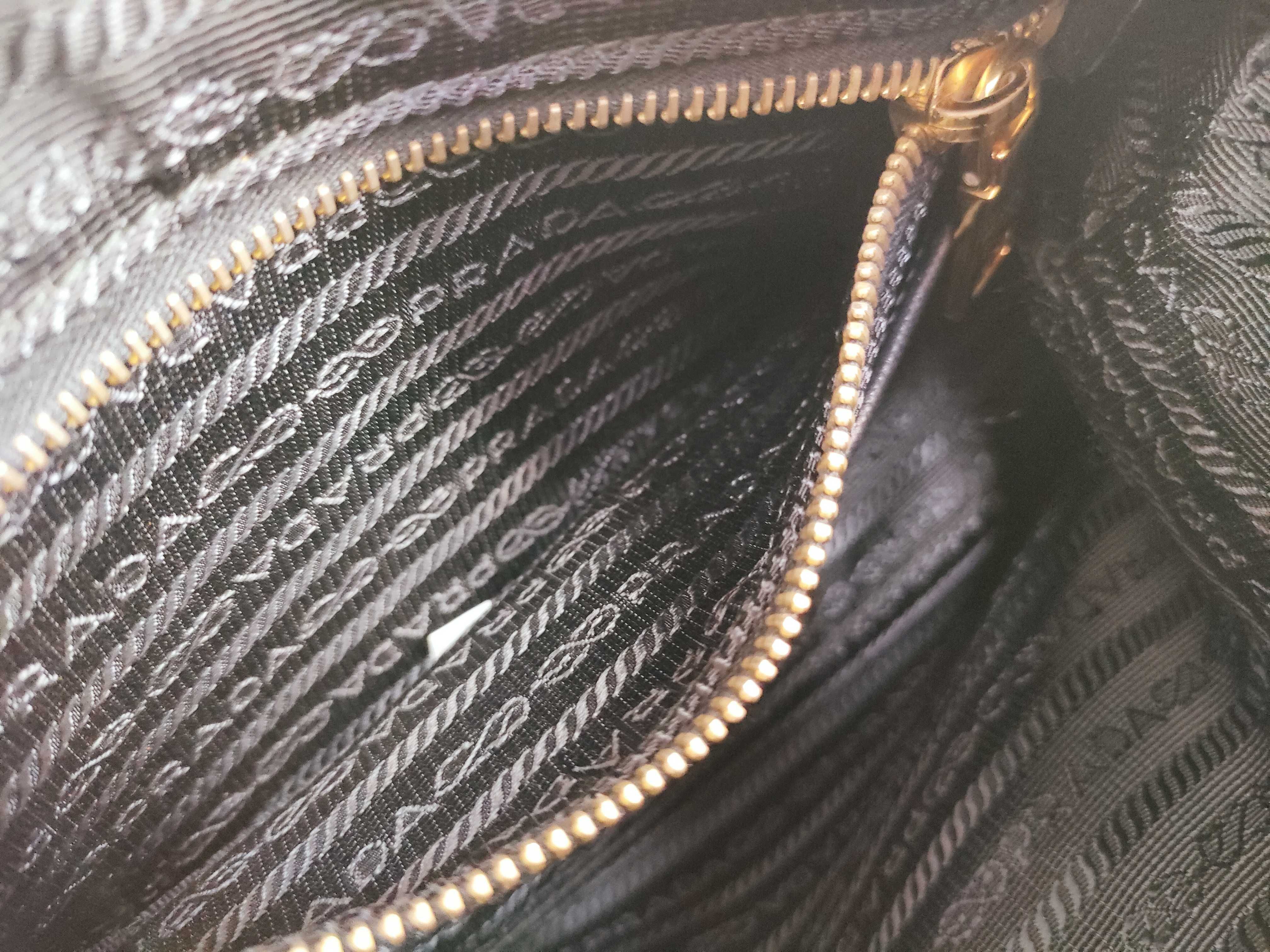 Nylon Shoulder Bag, Black Nylon Shoulder Bag — view 12