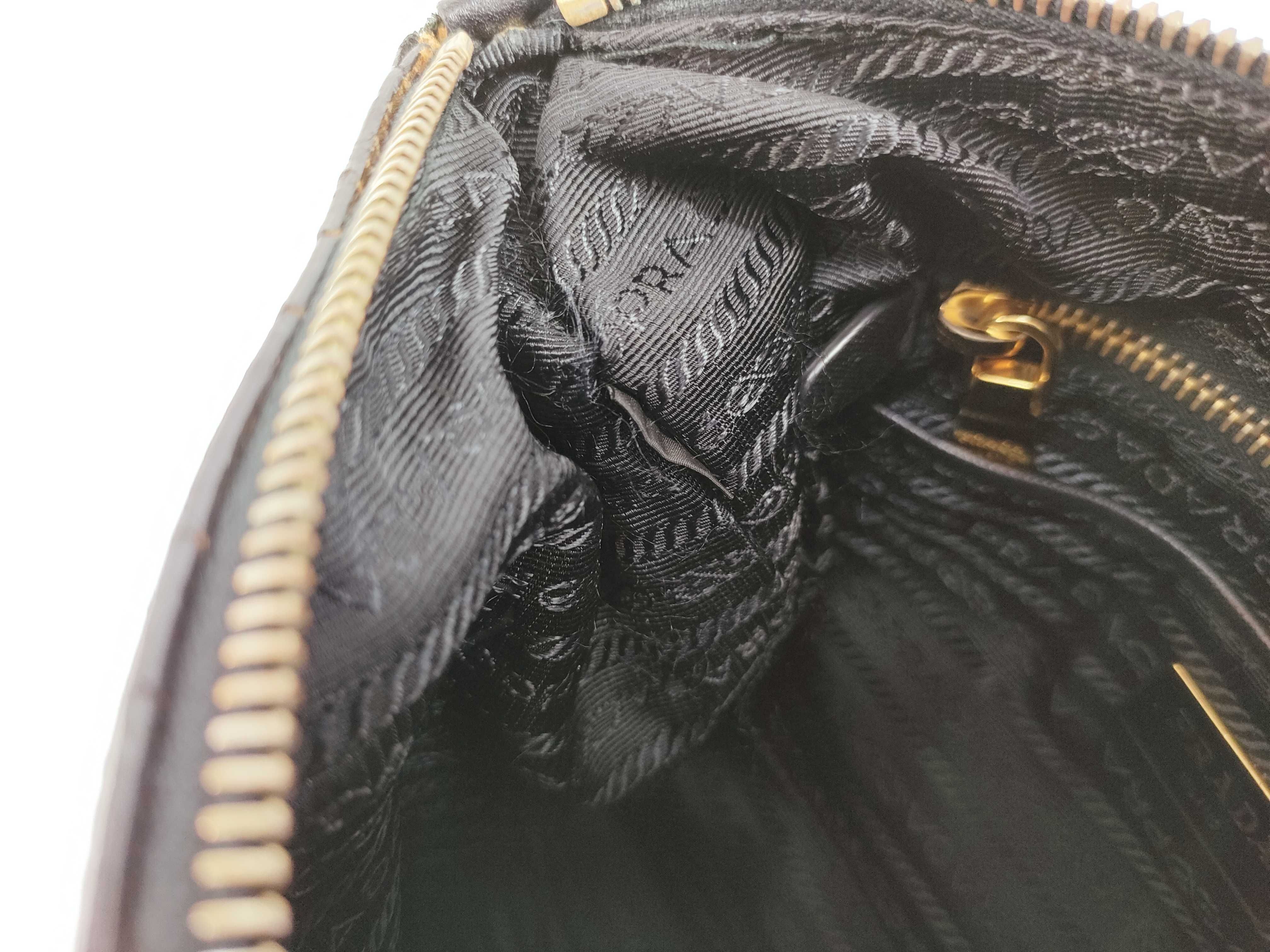 Nylon Shoulder Bag, Black Nylon Shoulder Bag — view 14