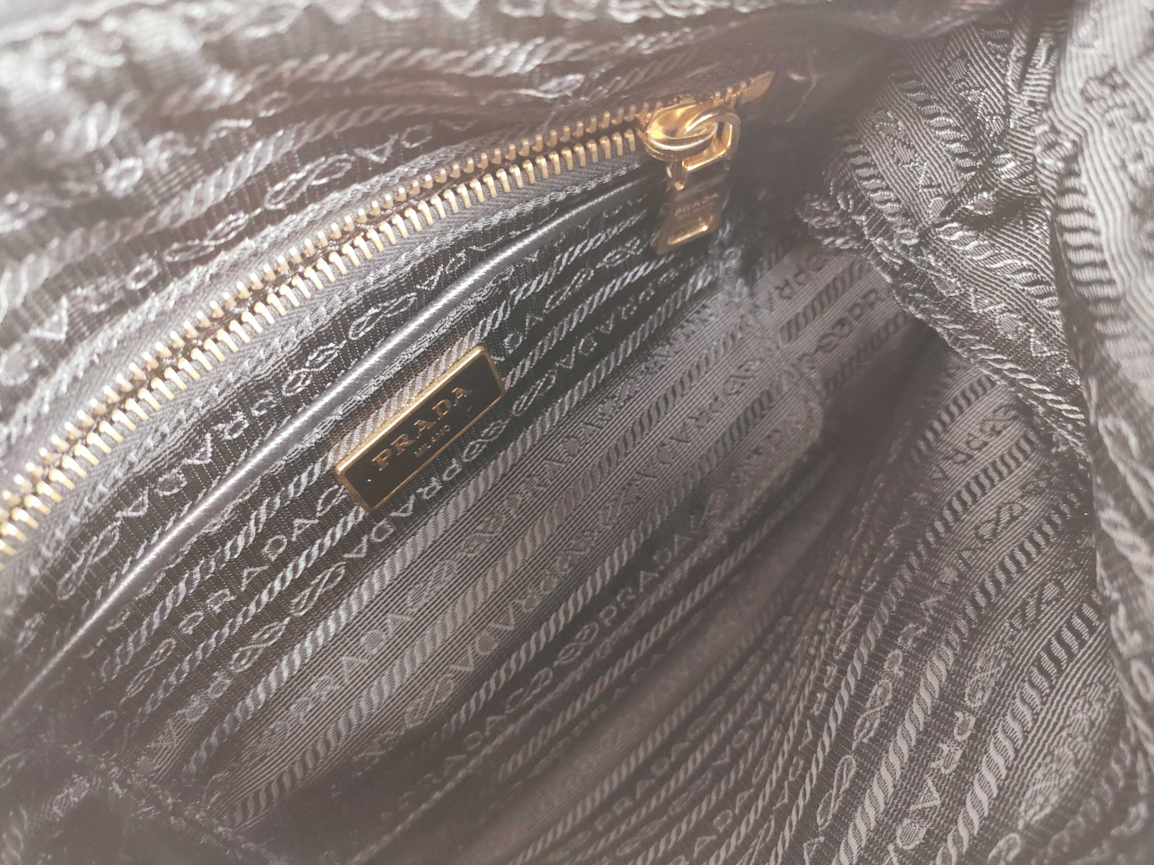 Nylon Shoulder Bag, Black Nylon Shoulder Bag — view 10