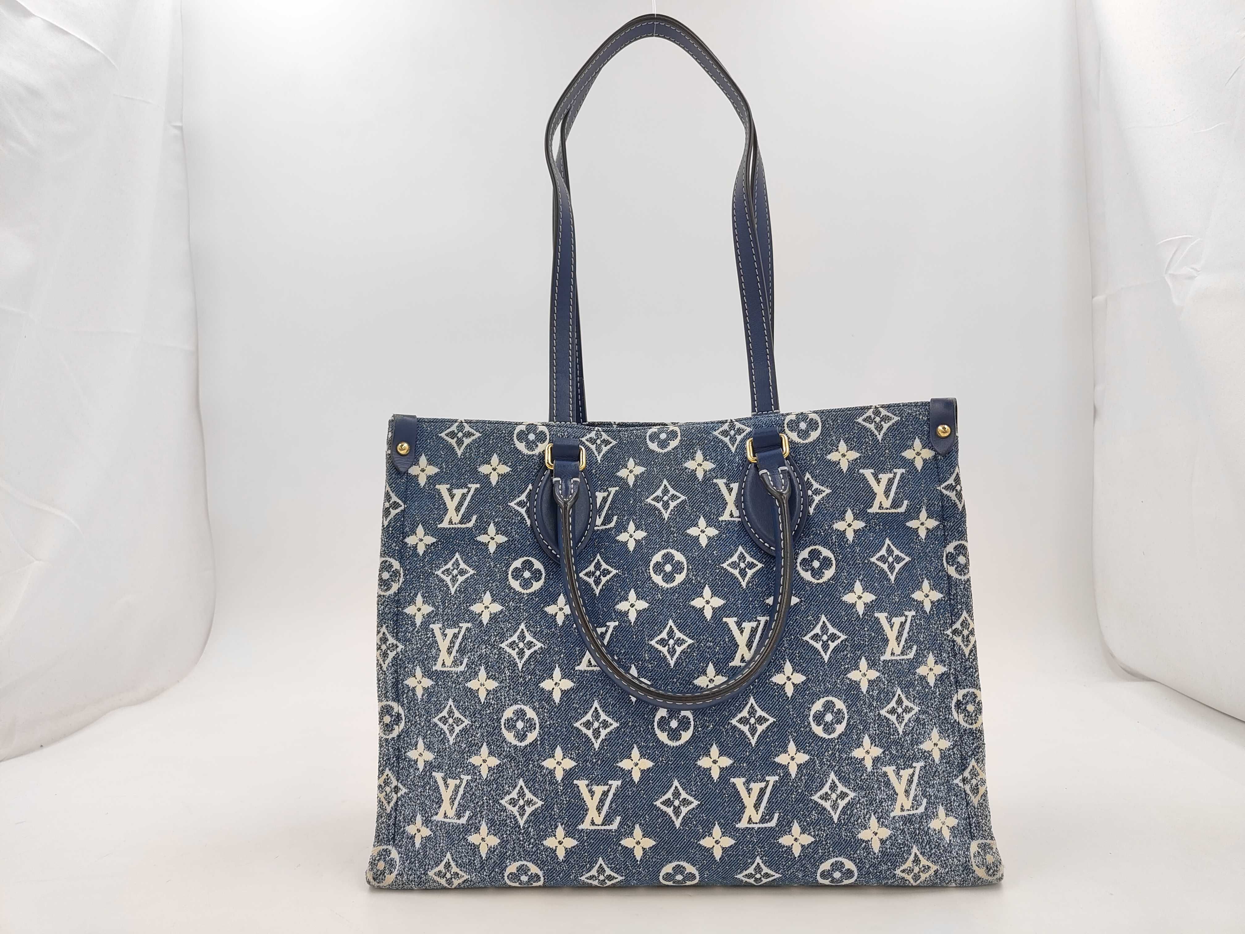 Monogram Jacquard OnTheGo MM M59608 RFID Tote Bag