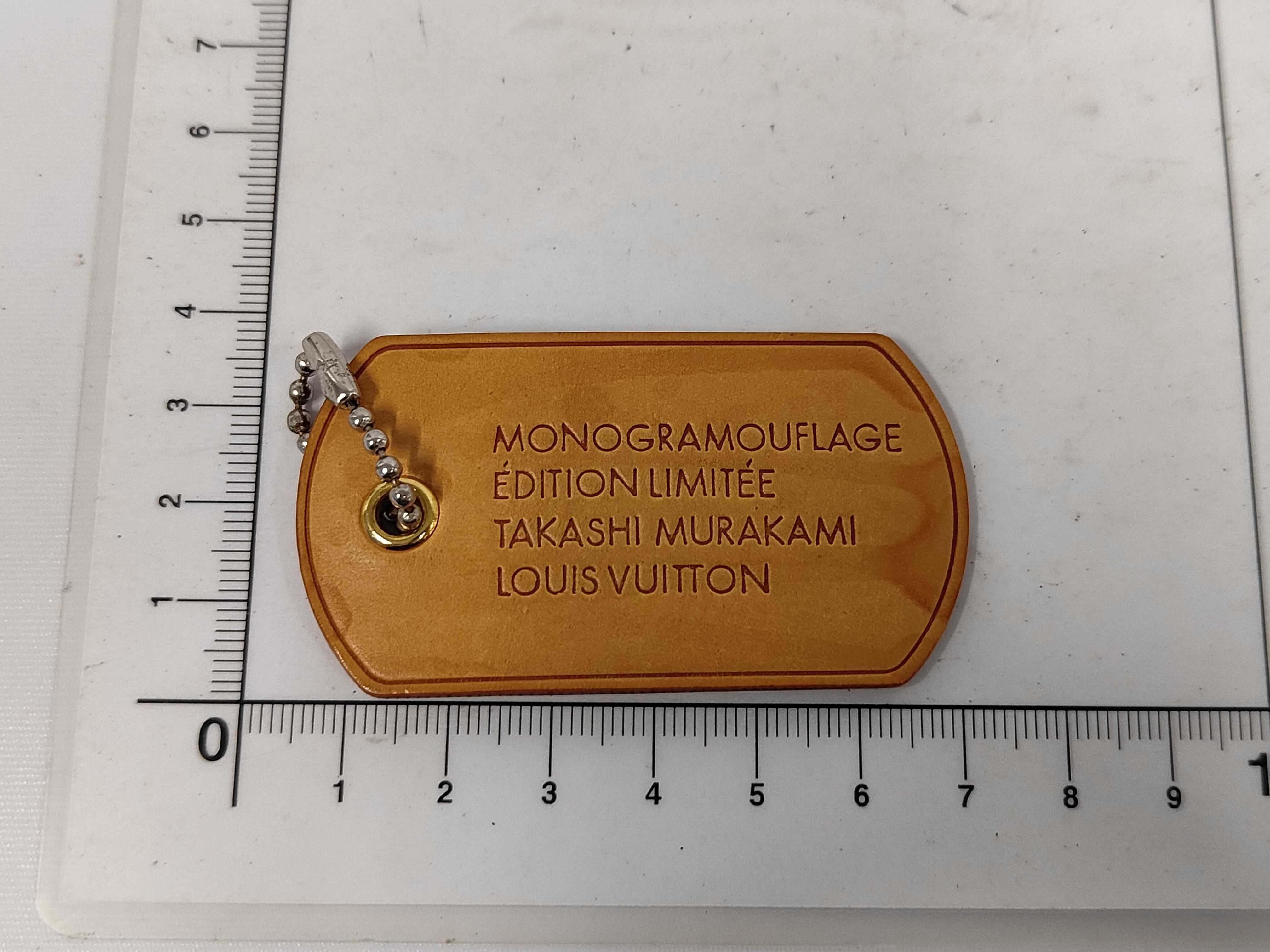 (Louis Vuitton) x Takashi Murakami Bijou Sac Monogramouflage Keyring M65635 Plate Natural Leather Other Accessories — view 3