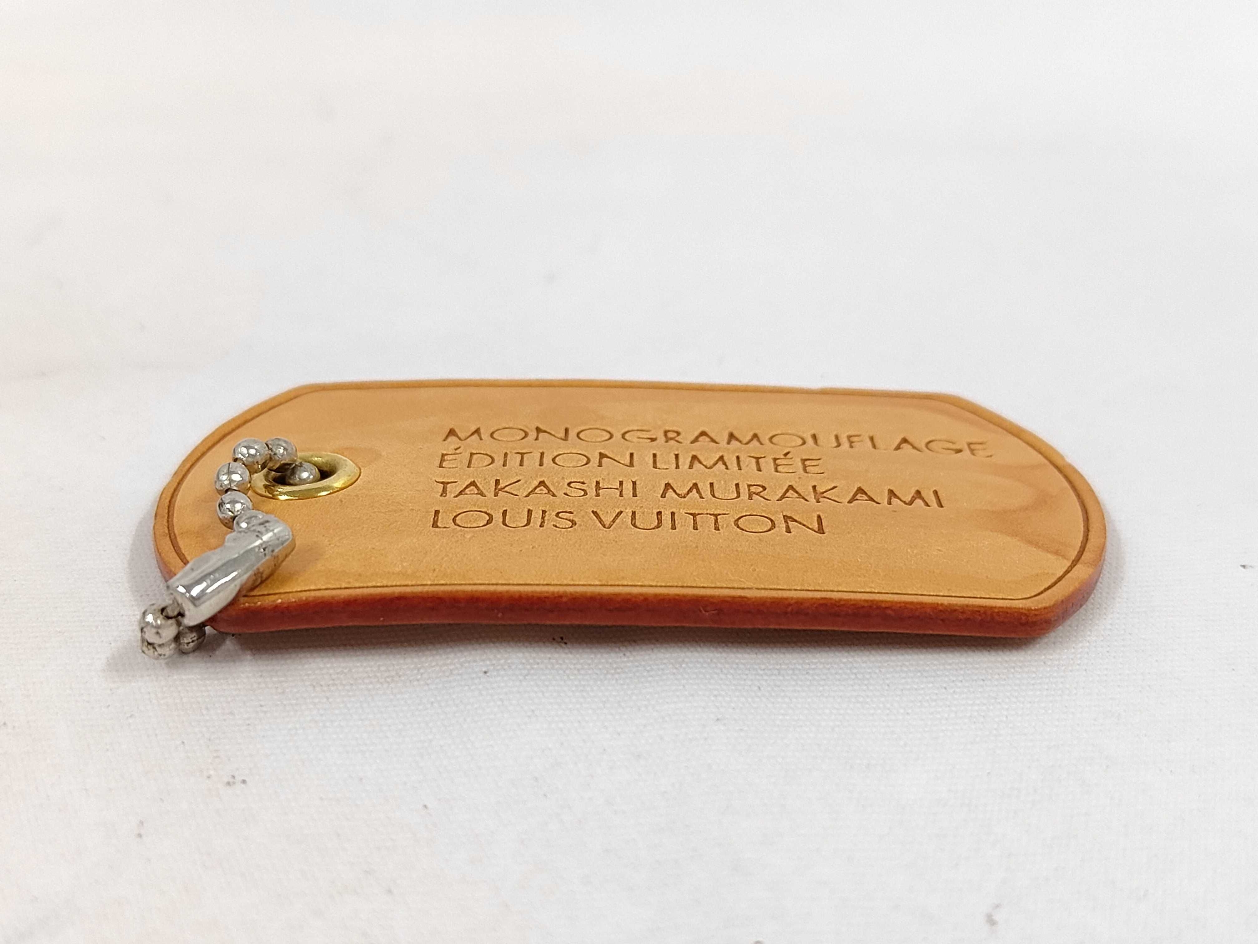 (Louis Vuitton) x Takashi Murakami Bijou Sac Monogramouflage Keyring M65635 Plate Natural Leather Other Accessories — view 7