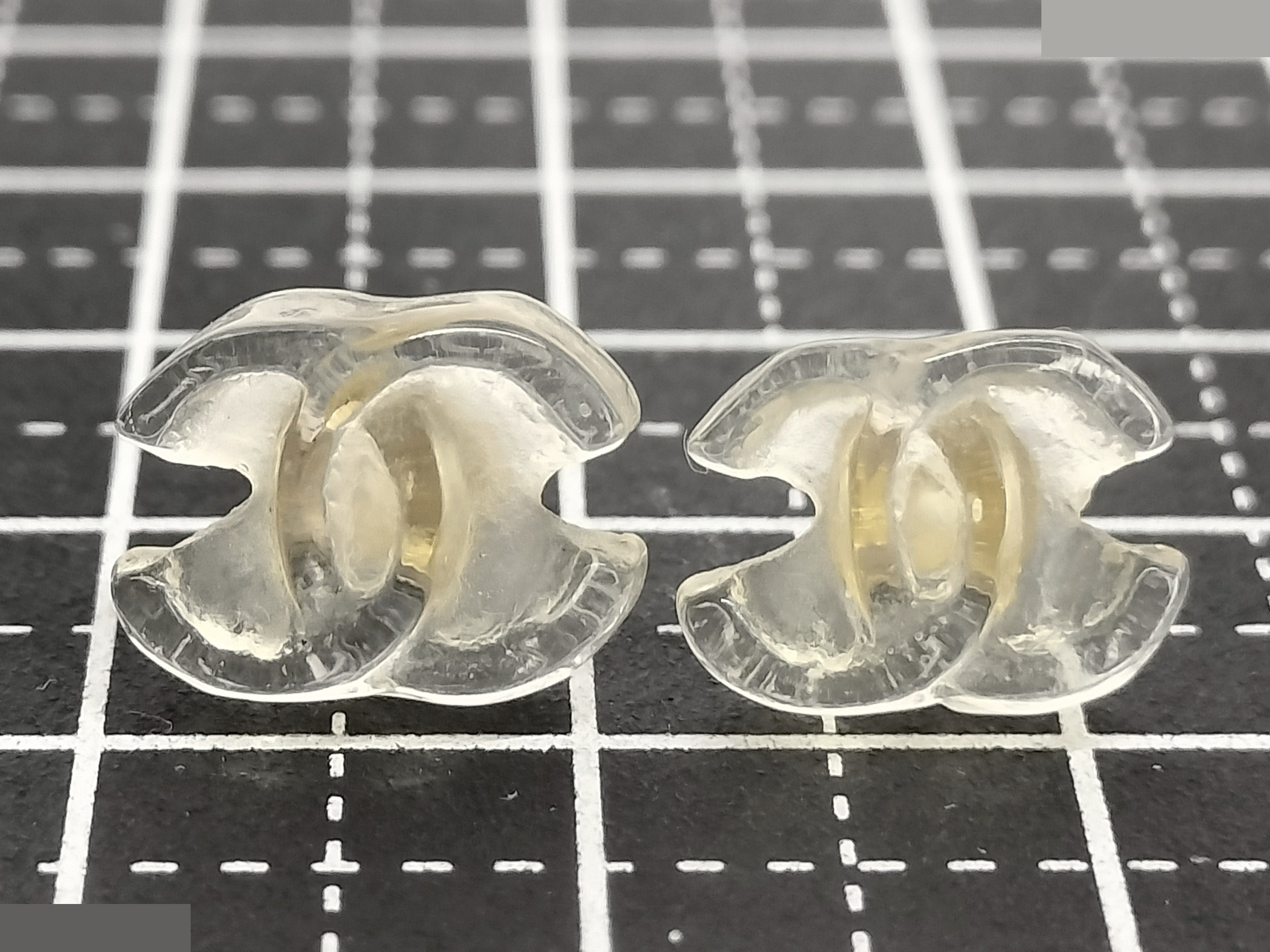 Coco Clear Mini Earrings — view 4