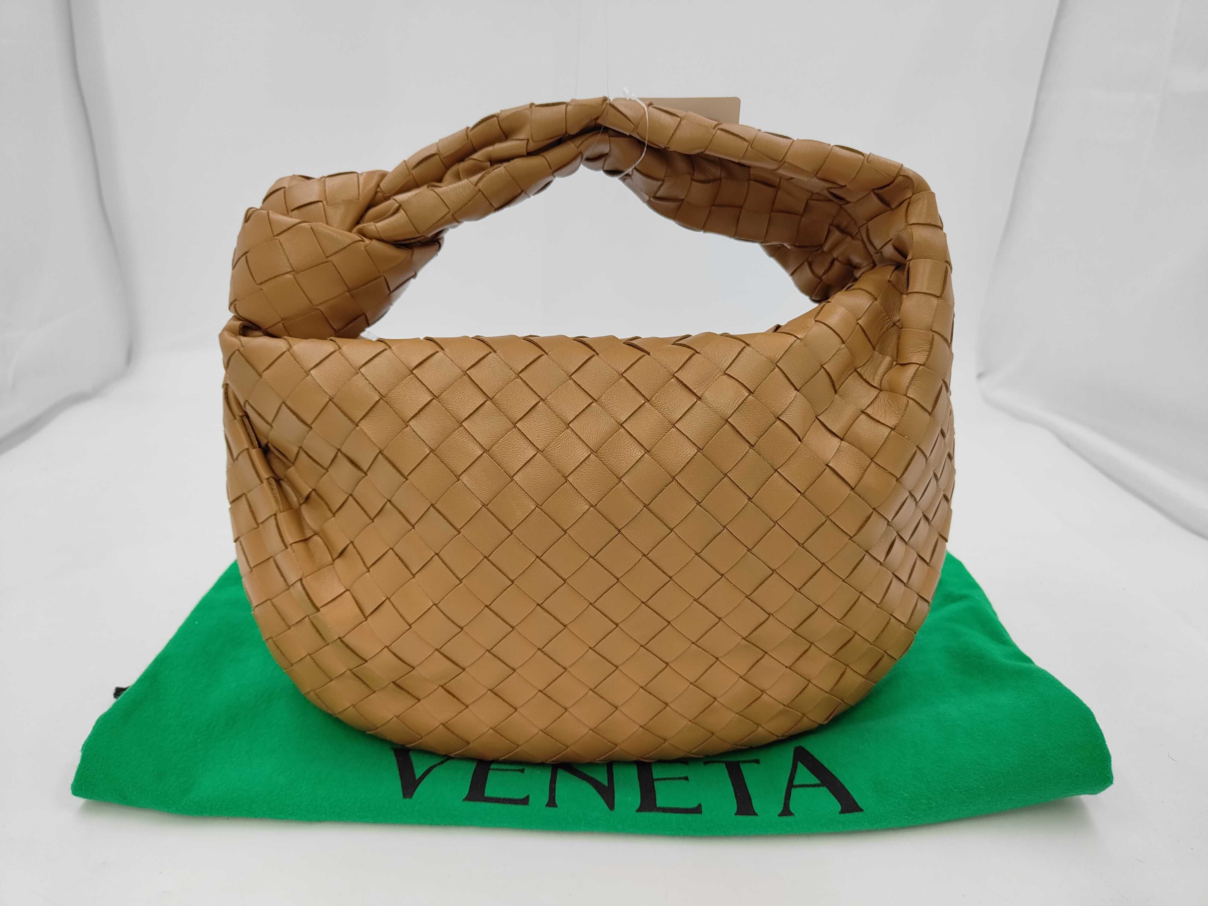 Teen Jodie Intrecciato Handbag Camel Handbag