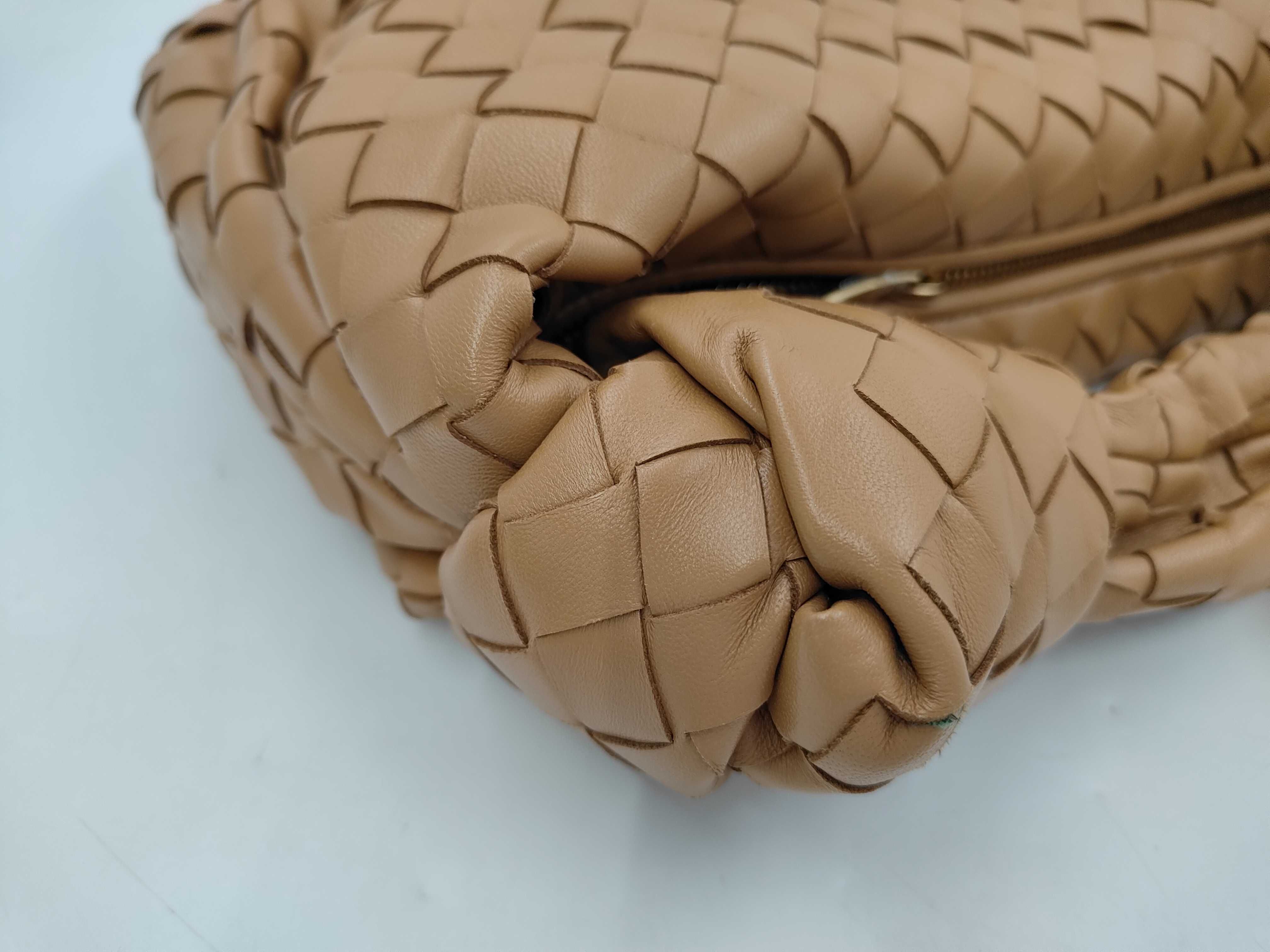 Teen Jodie Intrecciato Handbag Camel Handbag — view 5