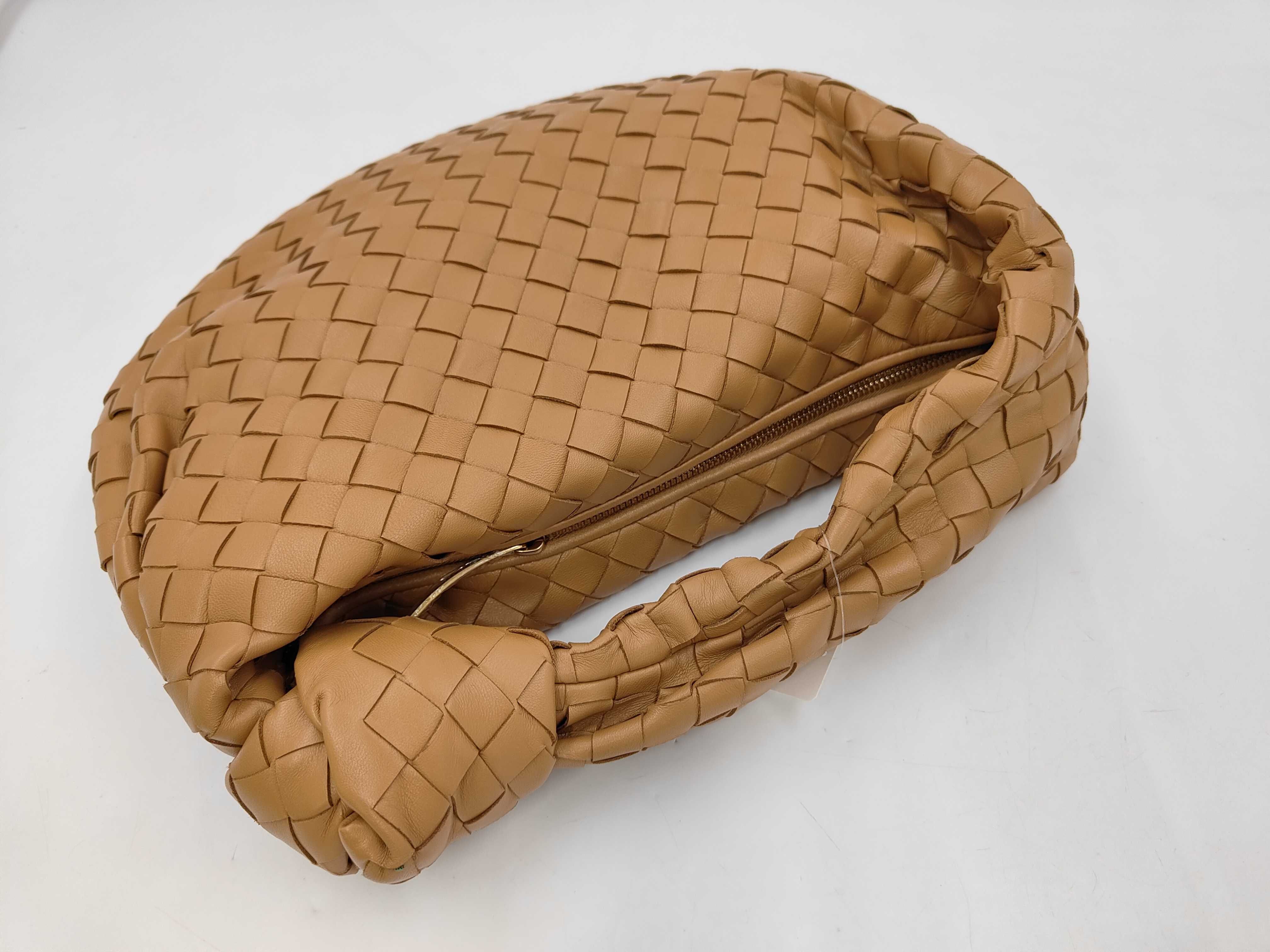 Teen Jodie Intrecciato Handbag Camel Handbag — view 6