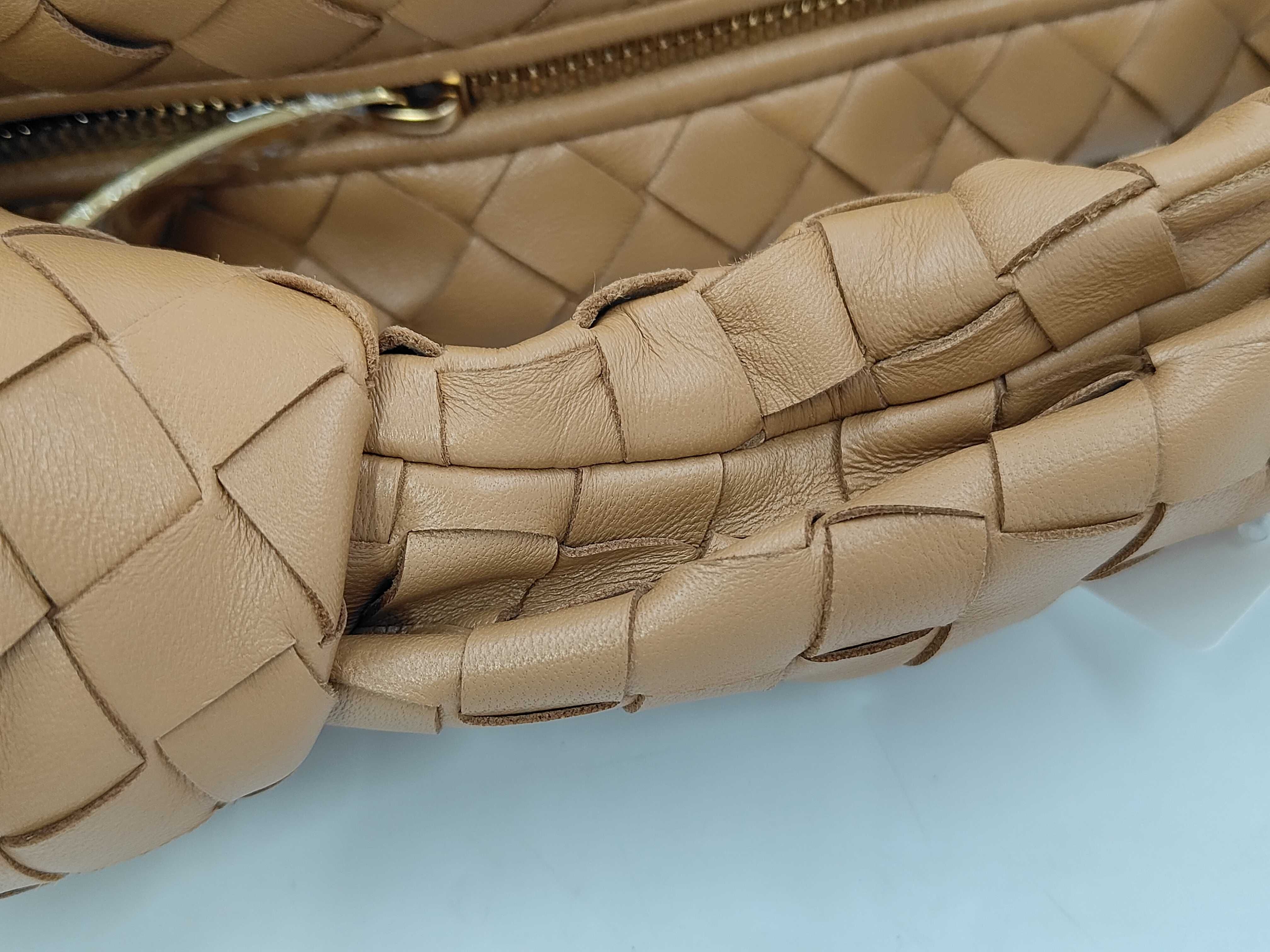 Teen Jodie Intrecciato Handbag Camel Handbag — view 7