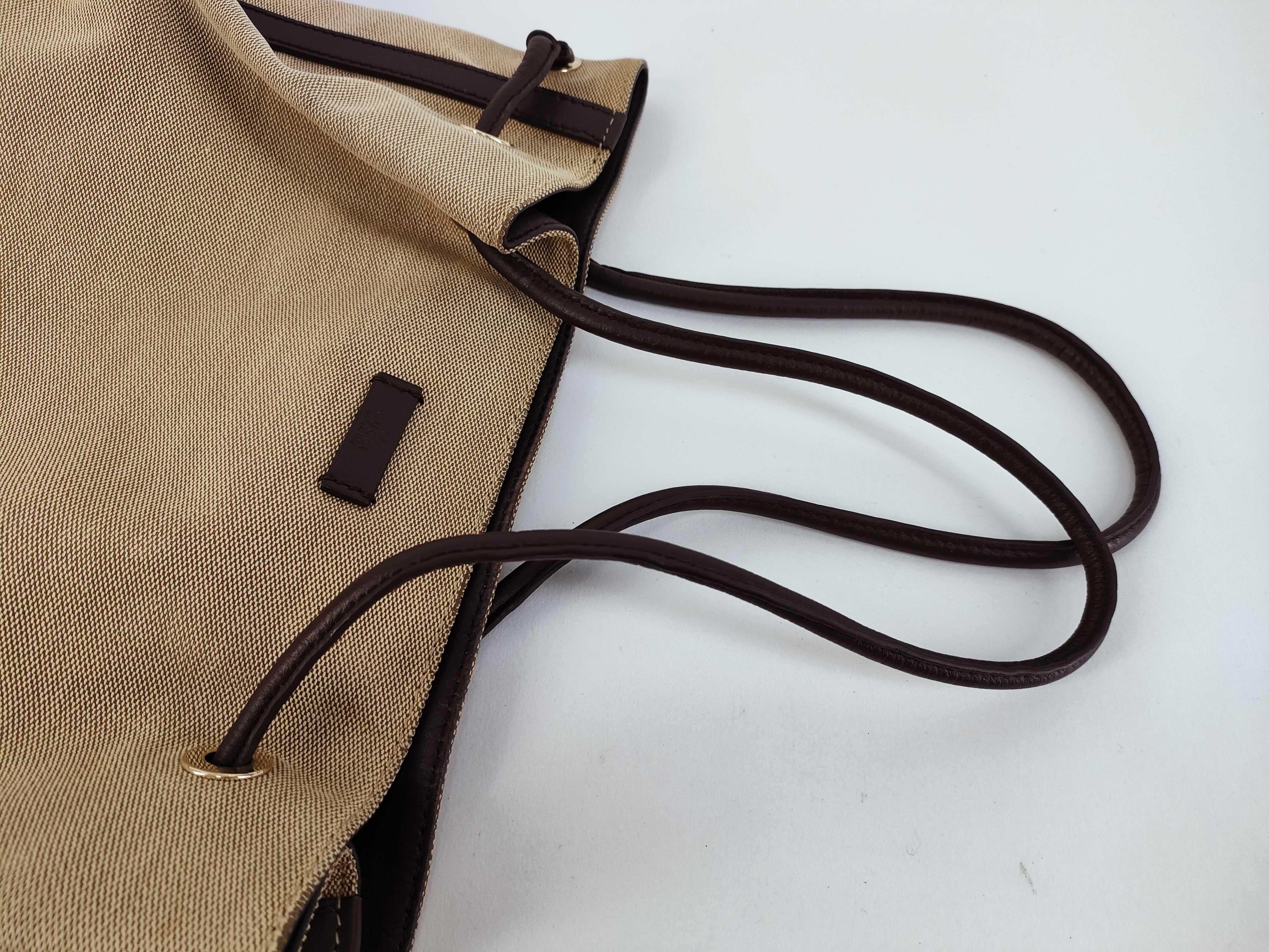 GG Canvas Drawstring Bag, Brown Handbag — view 3