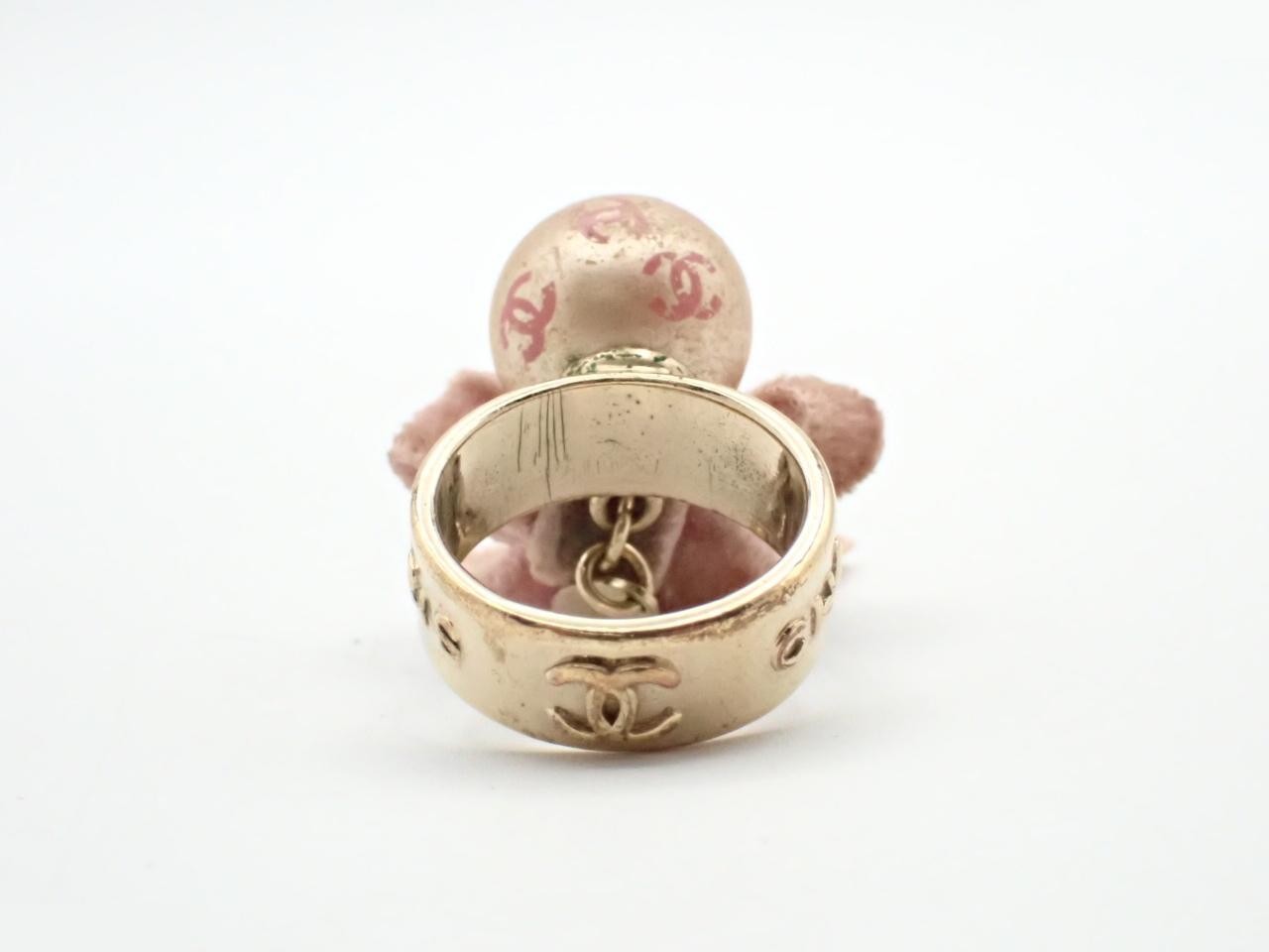 Coco Mark Pearl Ring Ribbon #12 — view 2