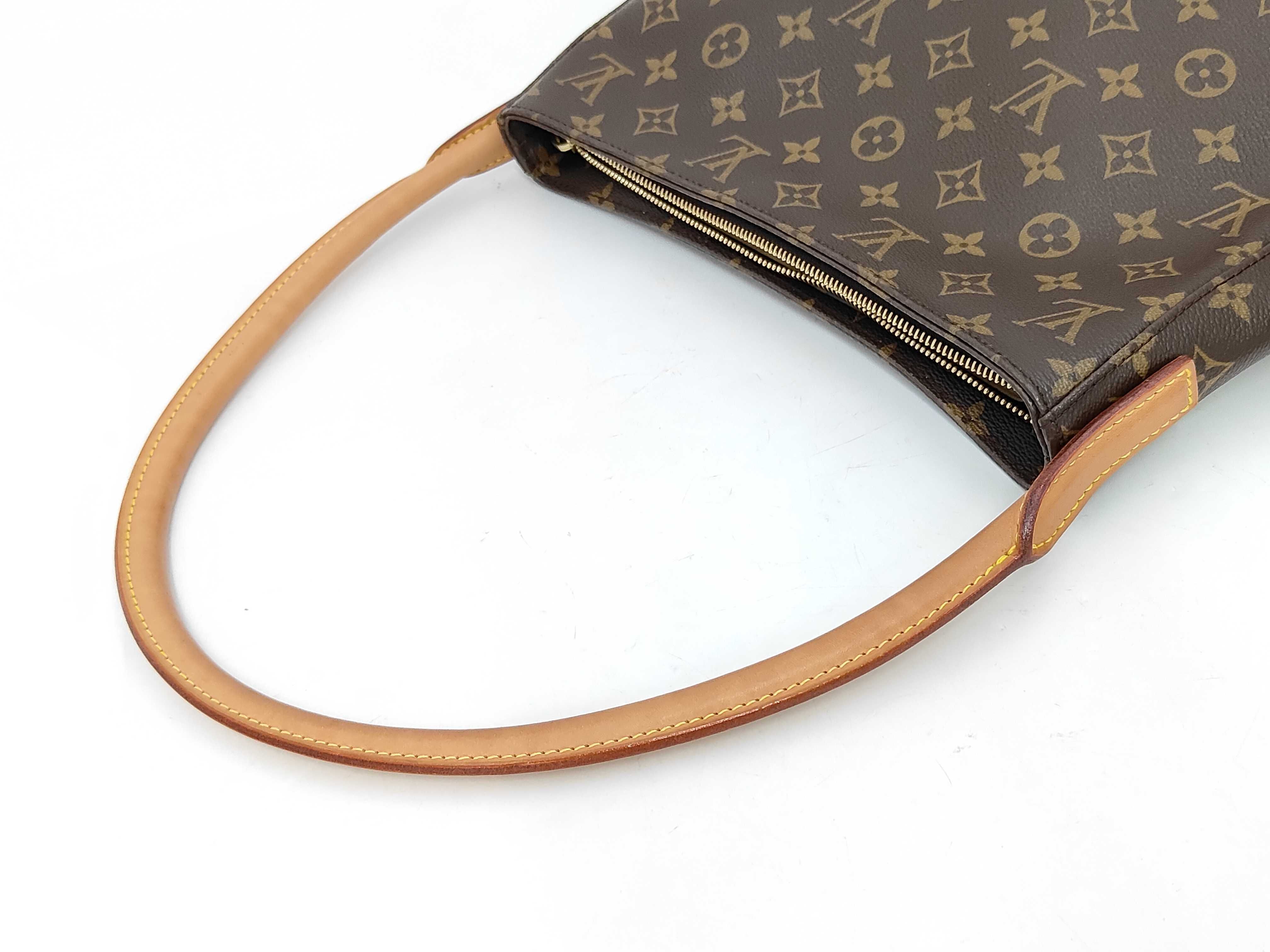 Monogram Louis Vuitton Monogram Looping GM M51145 MI1001 Tote Bag — view 5