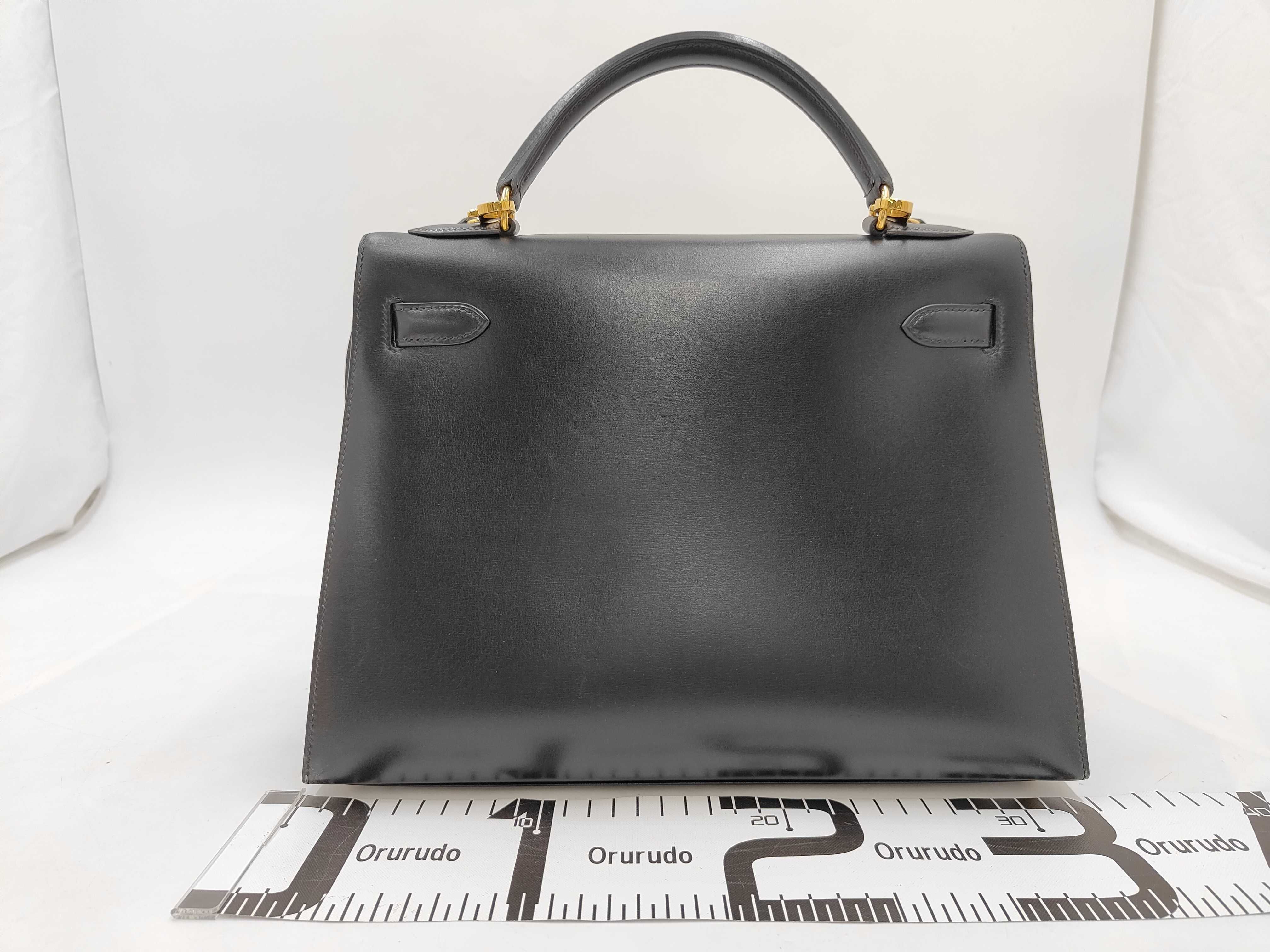 Kelly 32 B stamp Gold hardware handbag — view 2