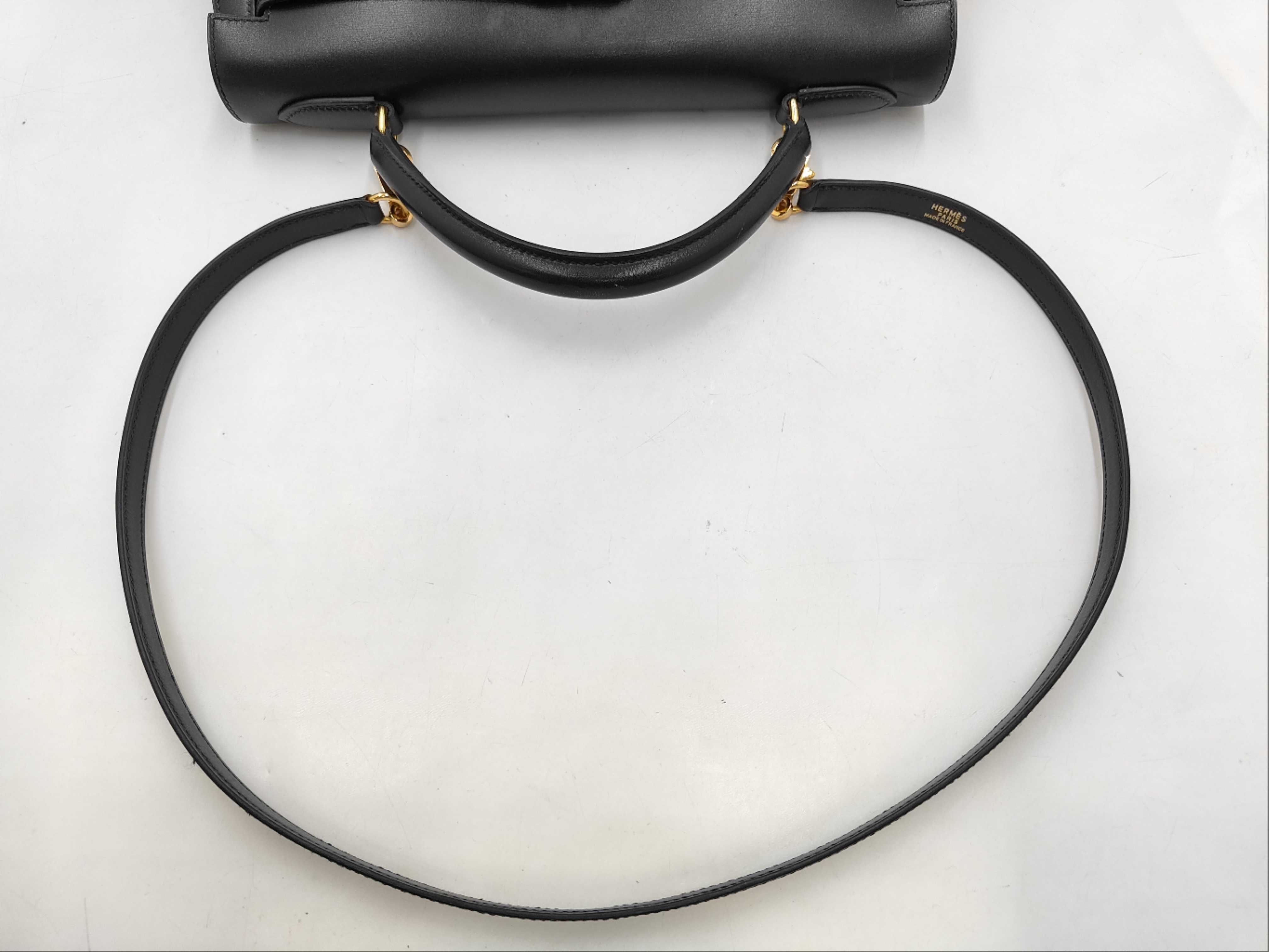 Kelly 32 B stamp Gold hardware handbag — view 3