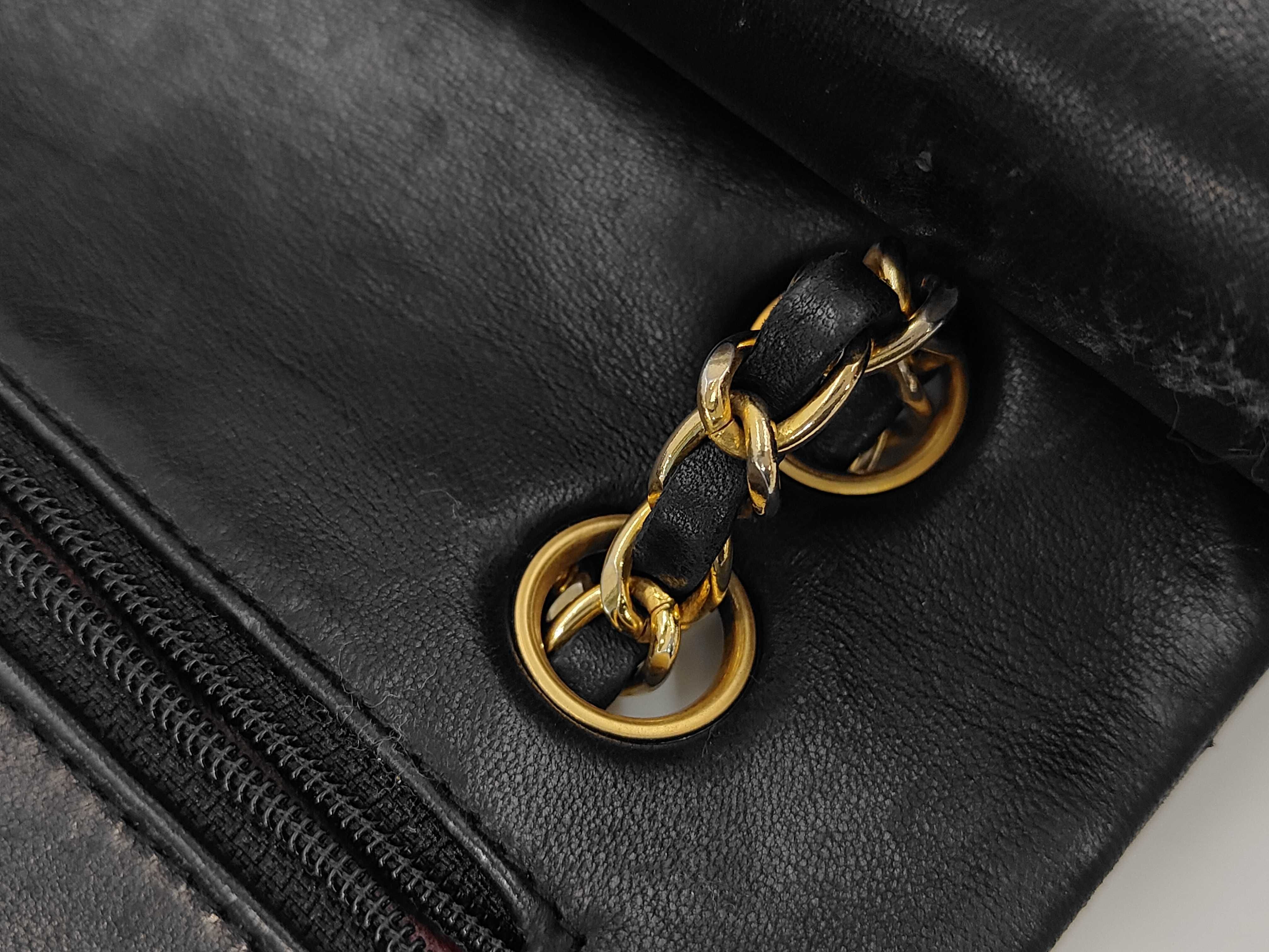 Matelassé 25 Double Flap Double Chain Lambskin Shoulder Bag — view 7