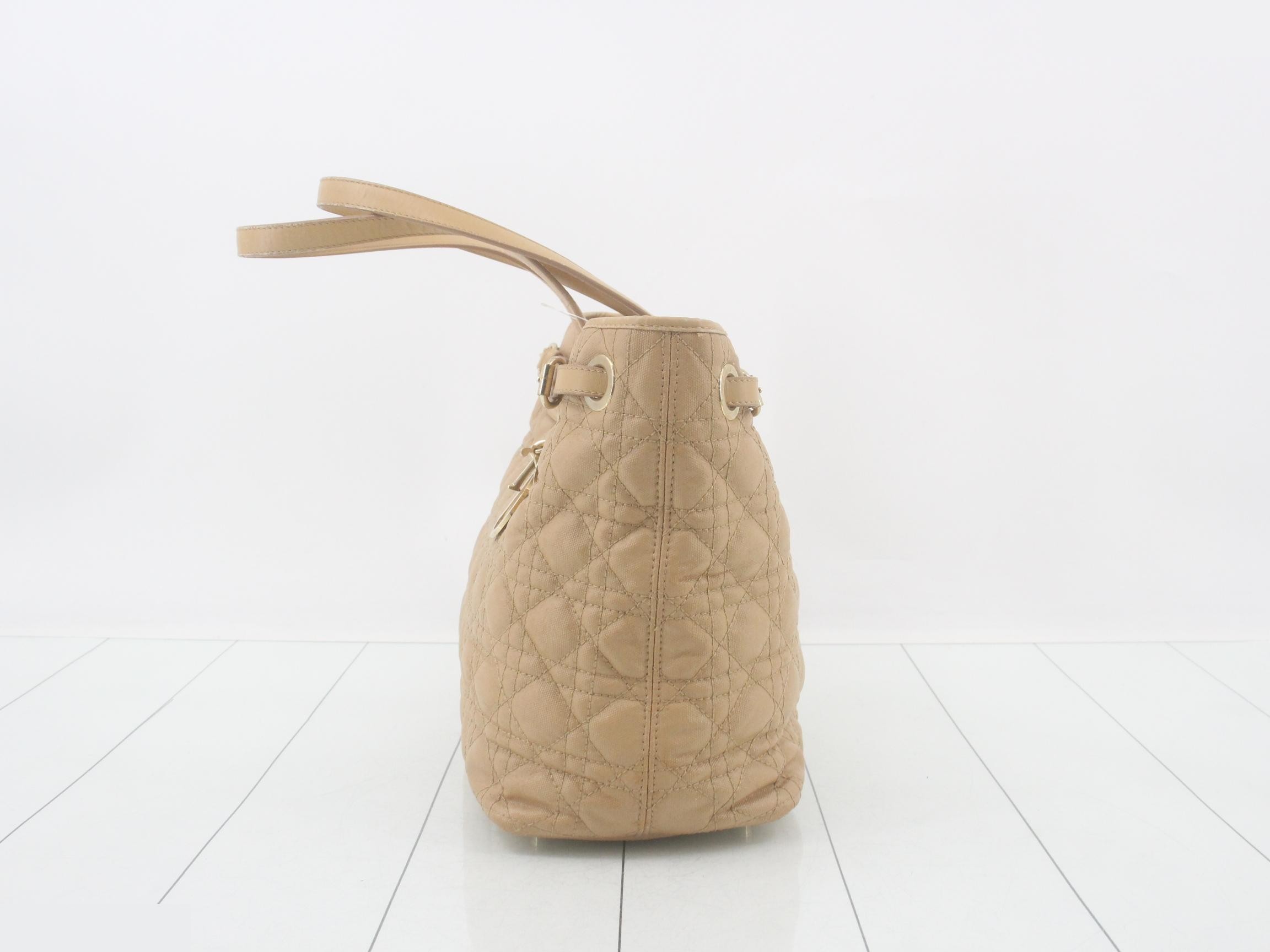 Lady Dior Cannage Panarea Tote Bag — view 3