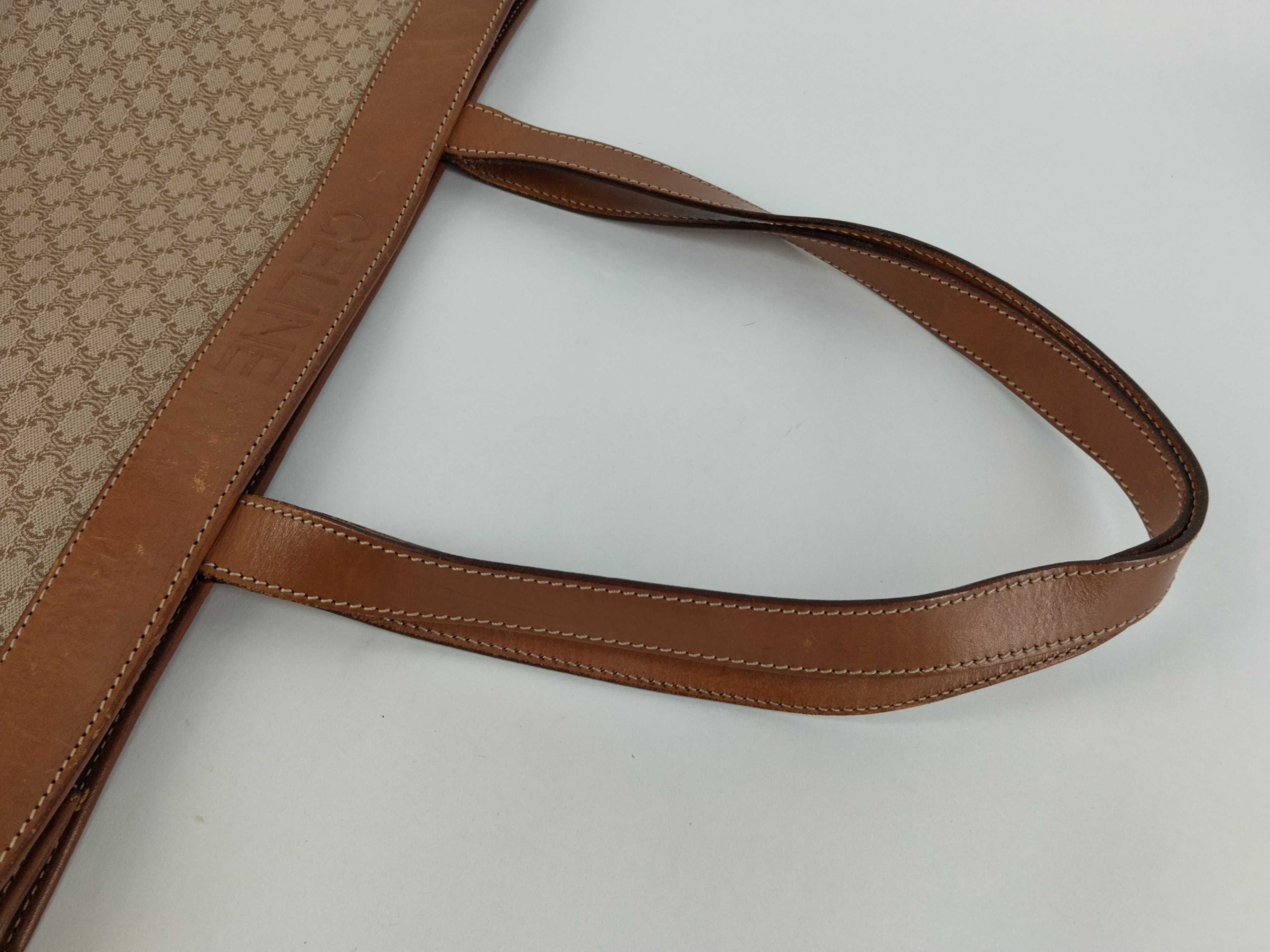 tote bag, Macadam pattern, beige x brown tote bag — view 3