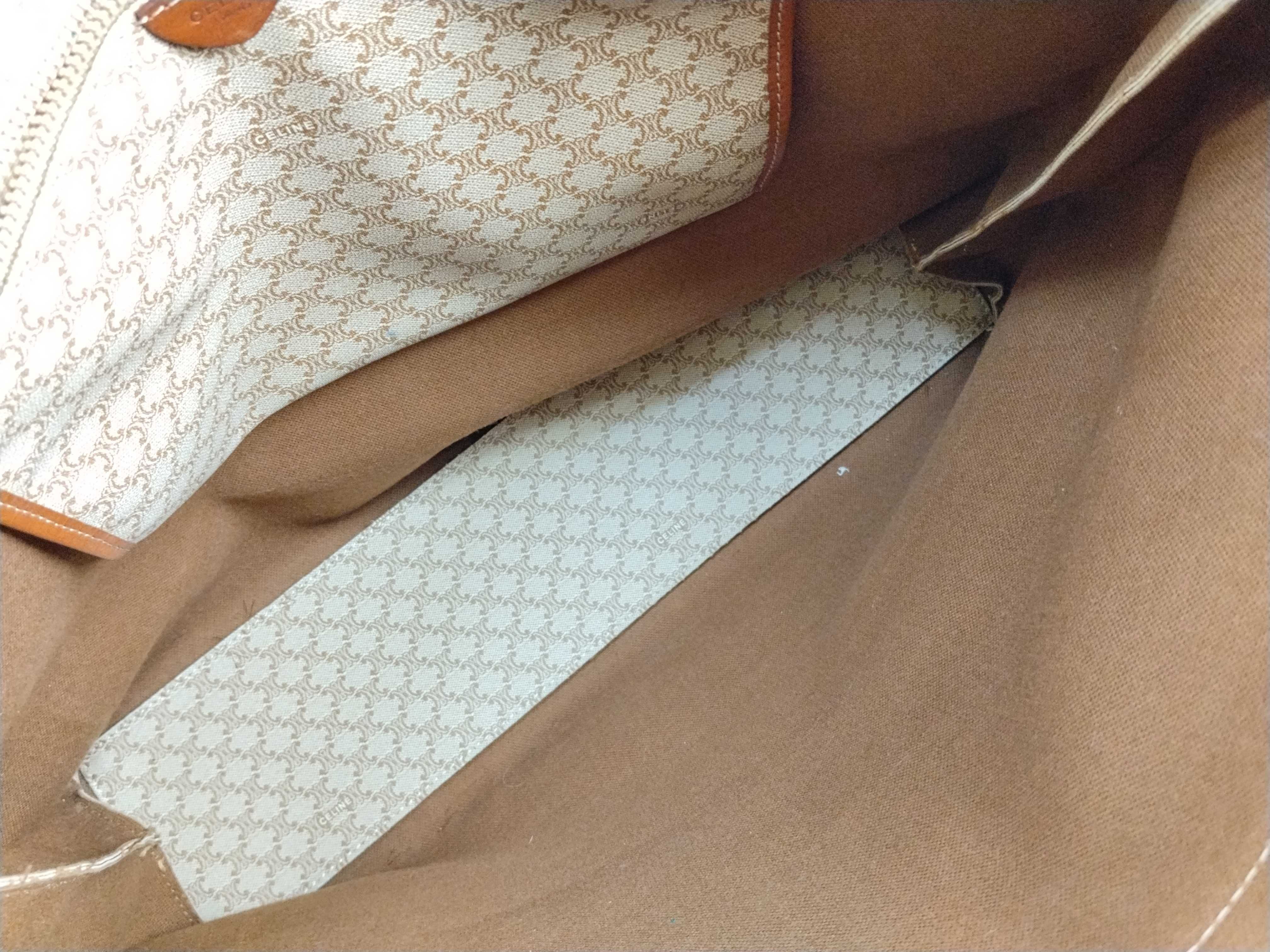 tote bag, Macadam pattern, beige x brown tote bag — view 10