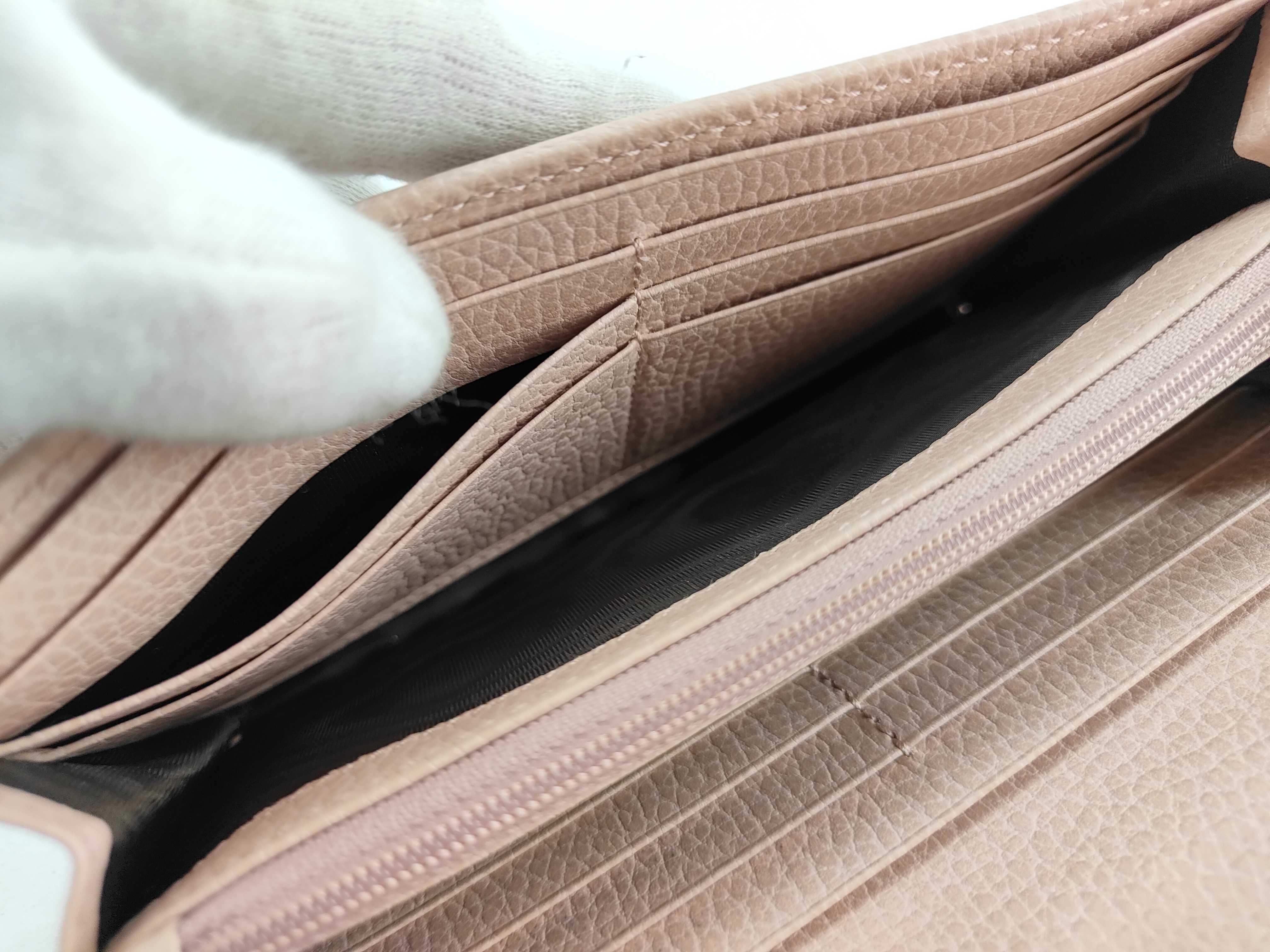 Bi-fold Long Wallet GG Marmont Leather Pink Box Wallet — view 12