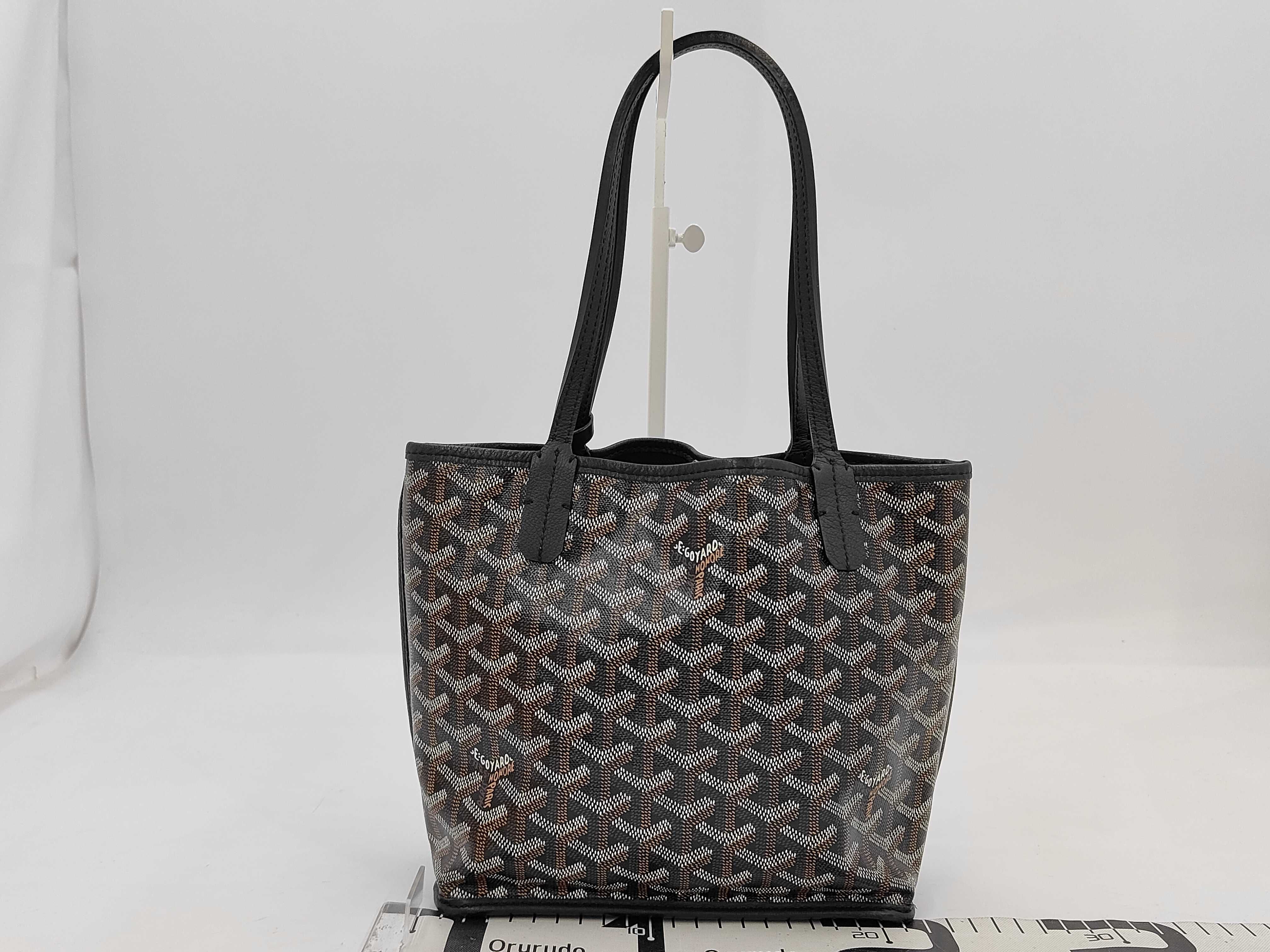 Ange Mini PVC x Leather Handbag, Black Handbag, Bag — view 2