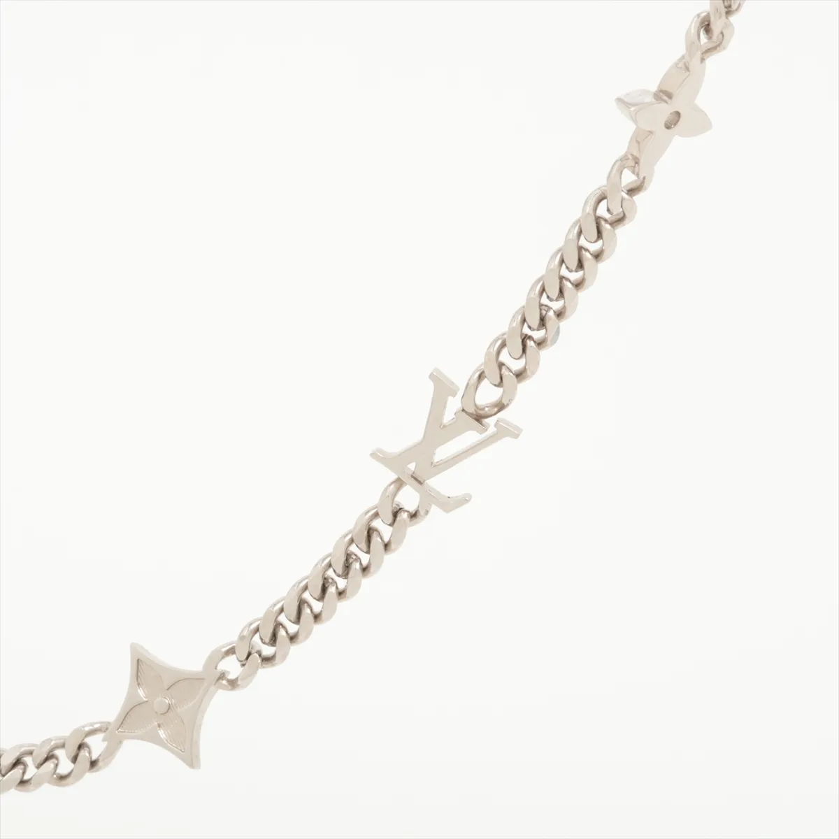 M01490 Monogram Row RM3273 Necklace Metal Silver — view 2