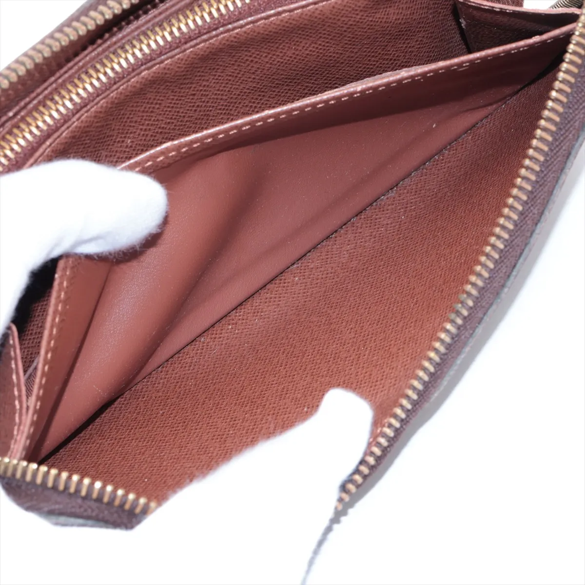 Monogram Zippy Wallet M60017 CA0111 Brown Round Zip Wallet — view 9