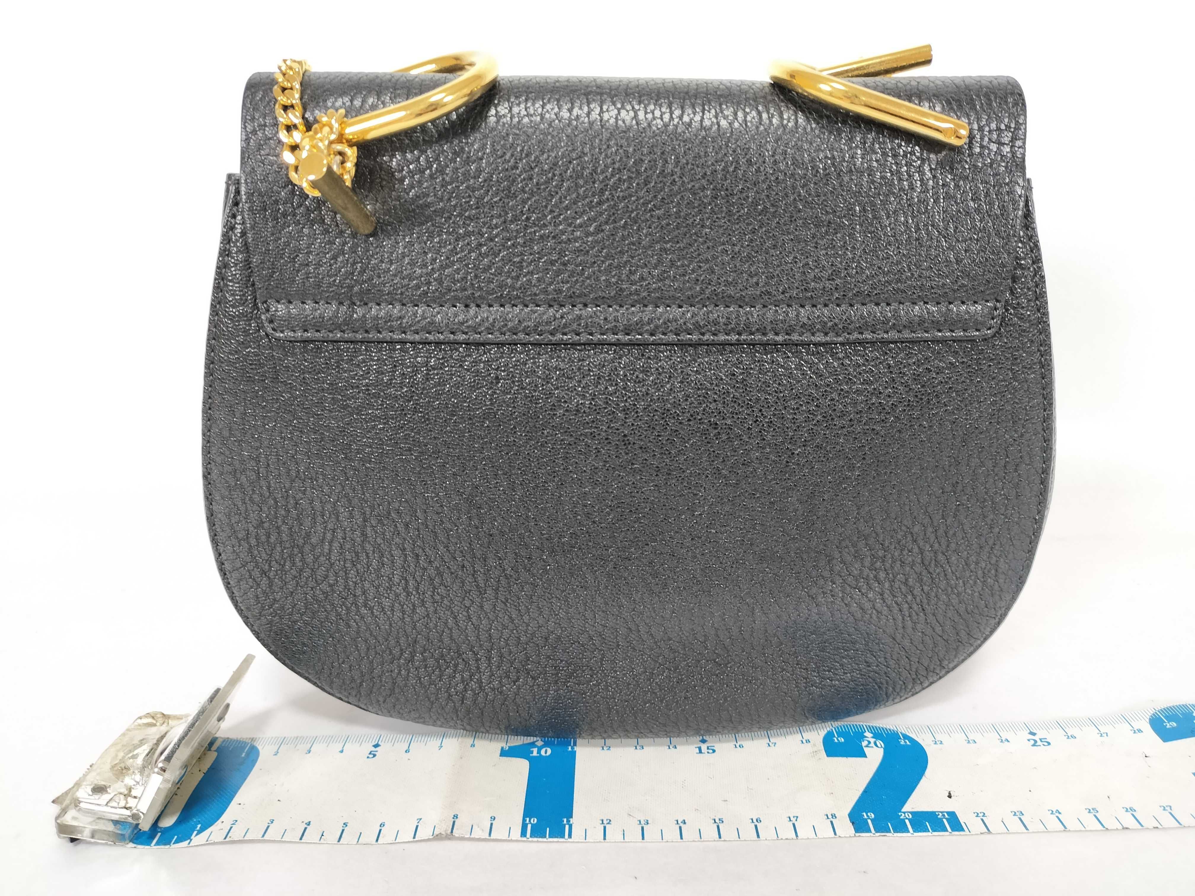 Drew Small Leather Chain Shoulder Bag — view 2