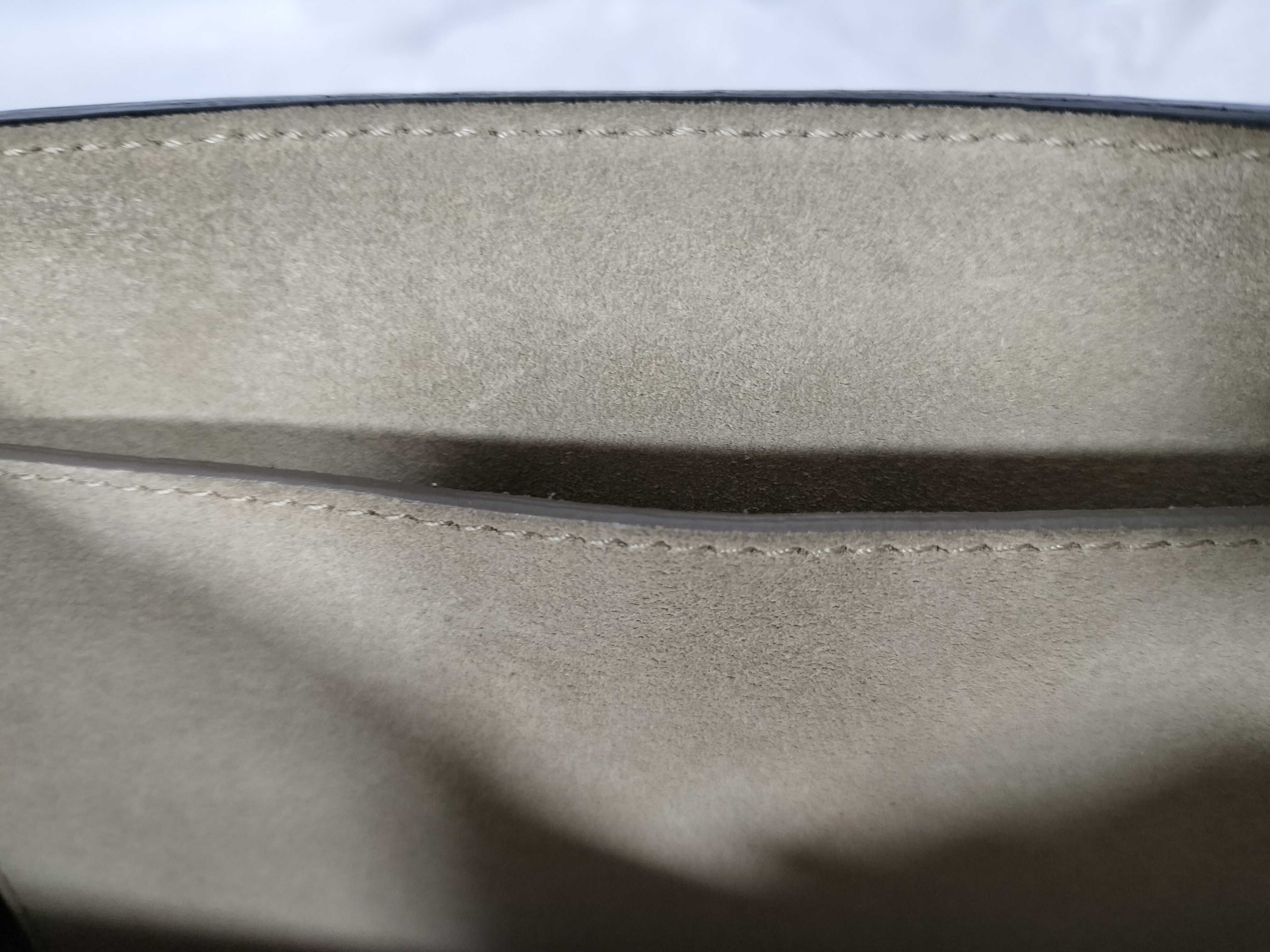 Drew Small Leather Chain Shoulder Bag — view 11