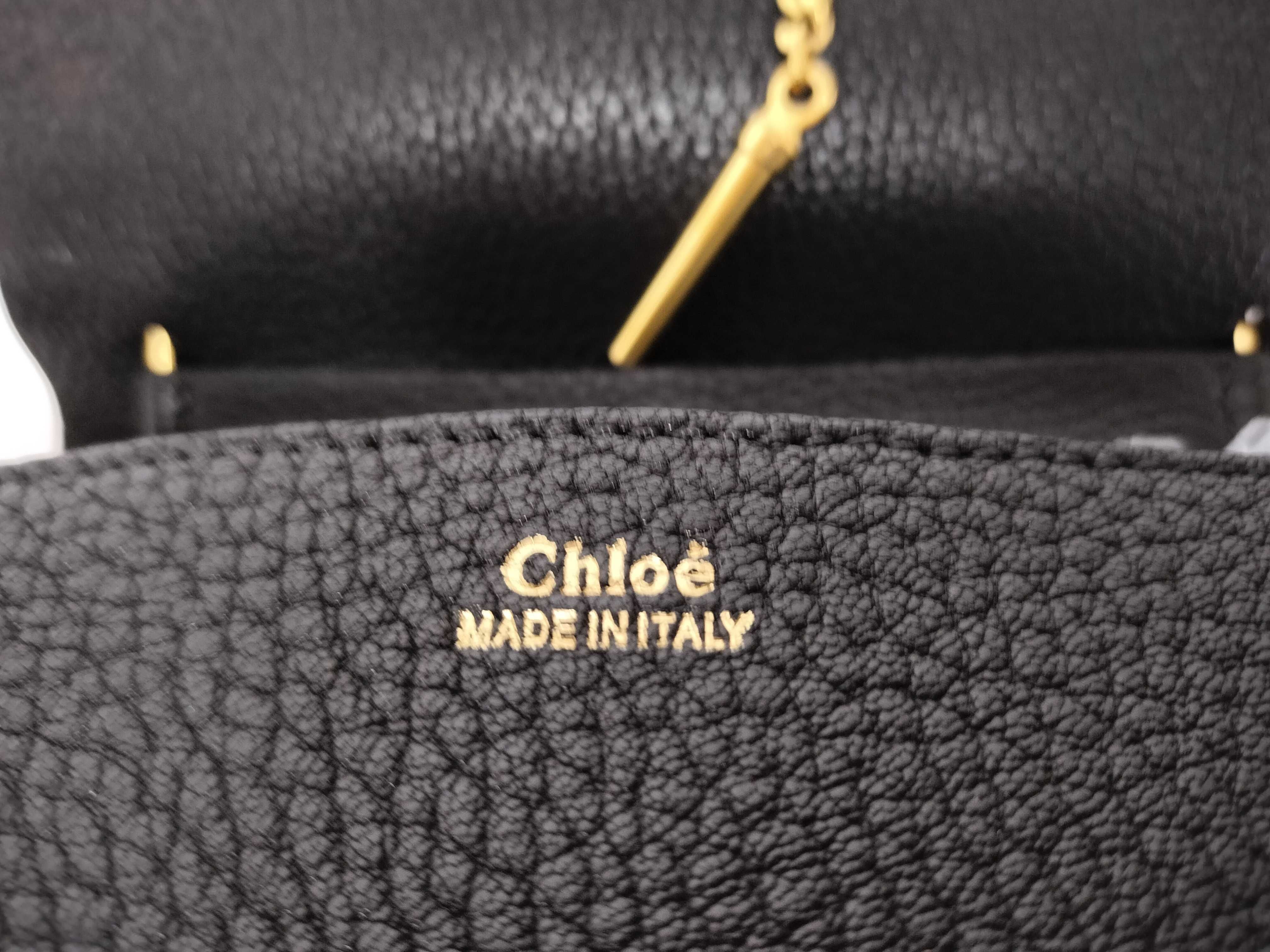 Drew Small Leather Chain Shoulder Bag — view 12