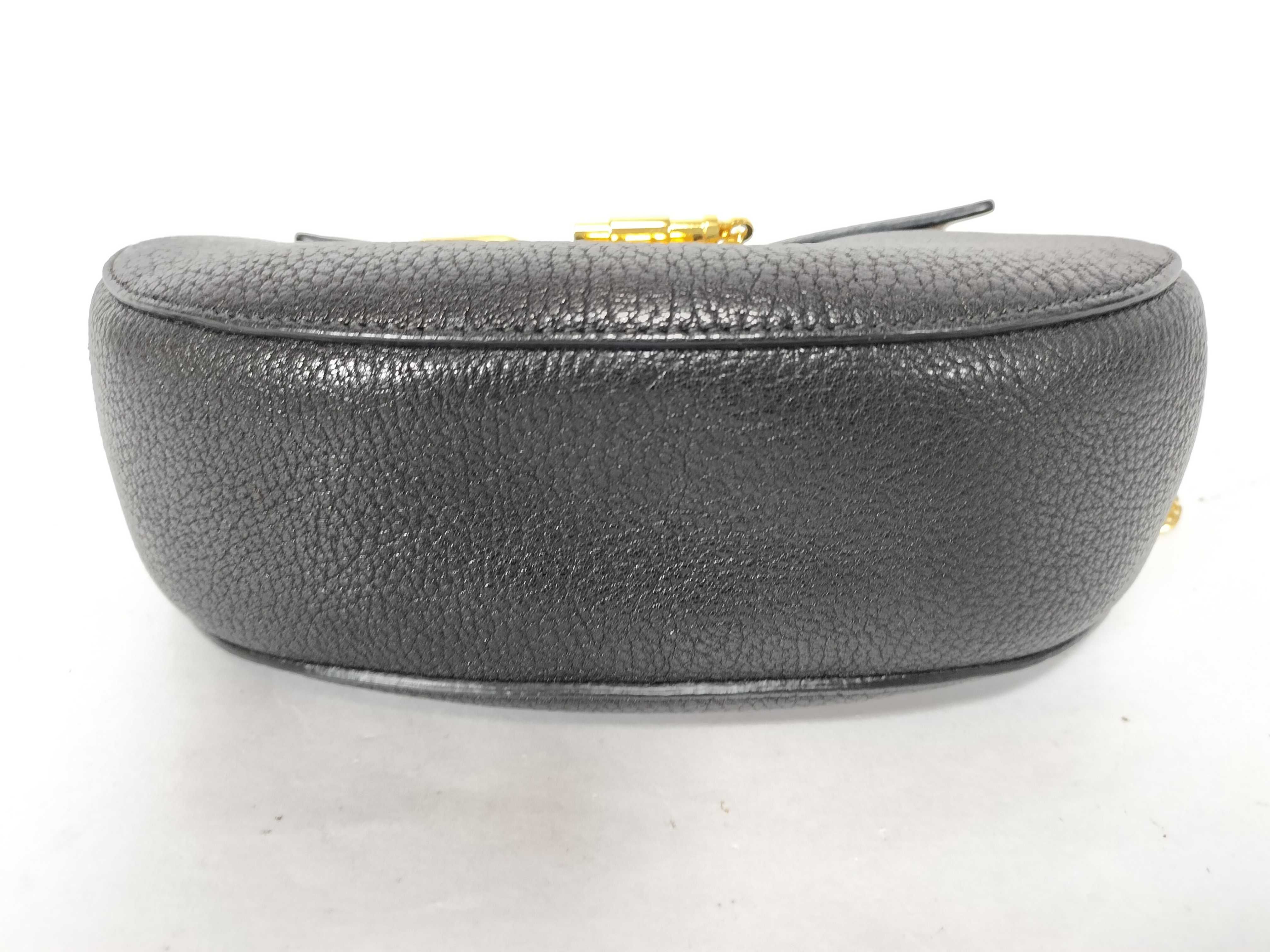 Drew Small Leather Chain Shoulder Bag — view 7