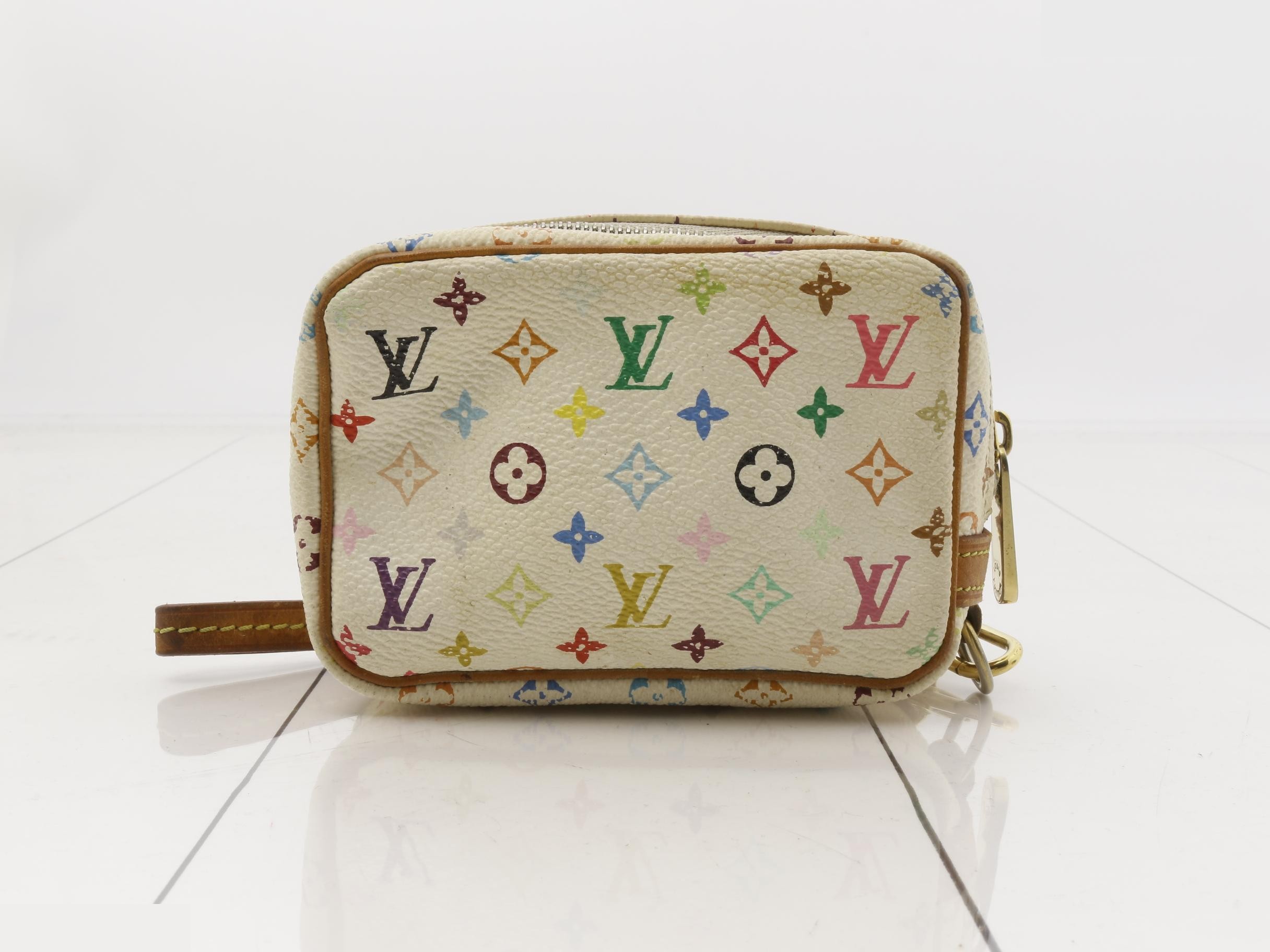 Monogram Multicolore Truth Wapity Blanc Pouch — view 2