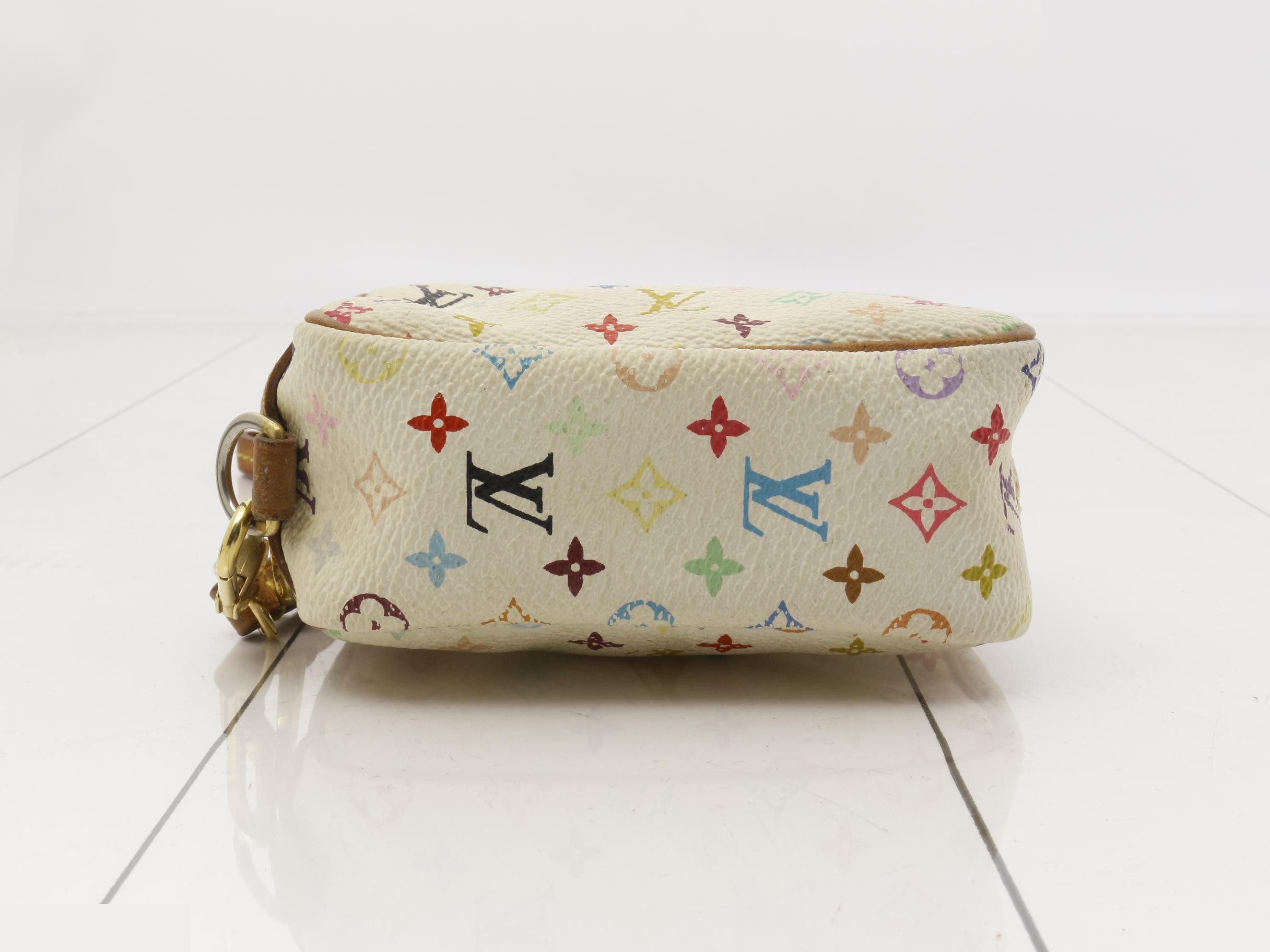 Monogram Multicolore Truth Wapity Blanc Pouch — view 3