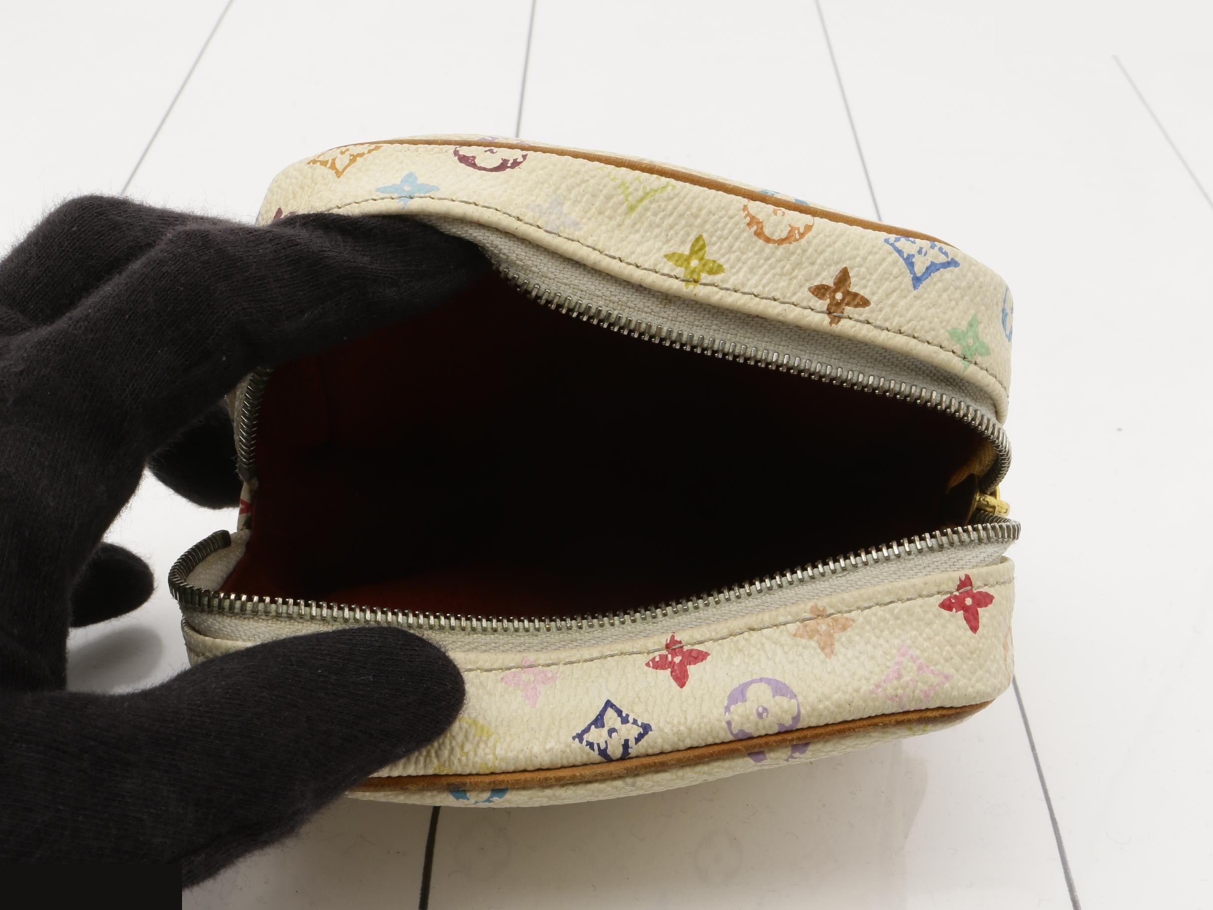 Monogram Multicolore Truth Wapity Blanc Pouch — view 4