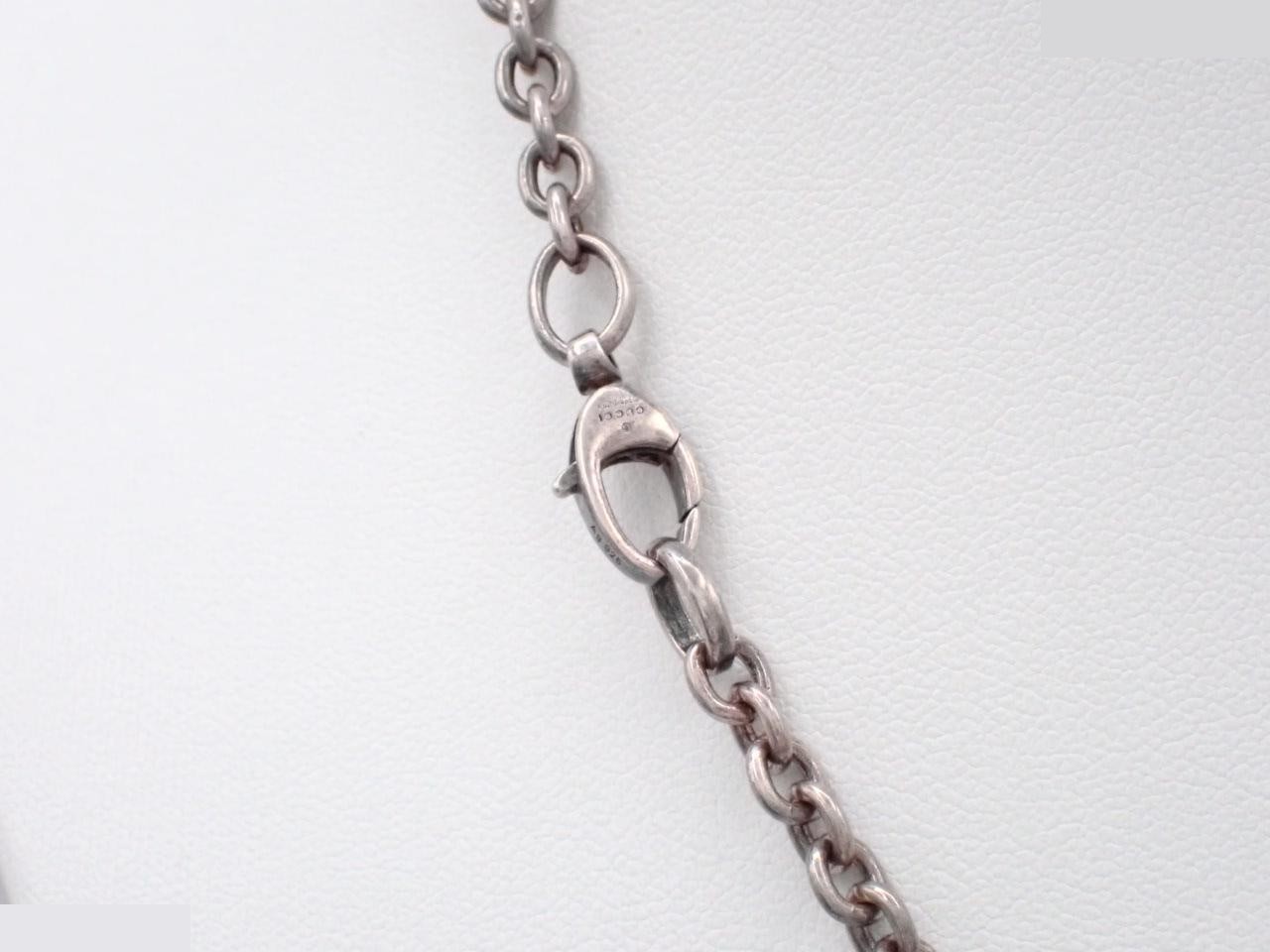 Interlocking G Necklace, AG925, 28.0g, Chain approx. 42cm — view 2