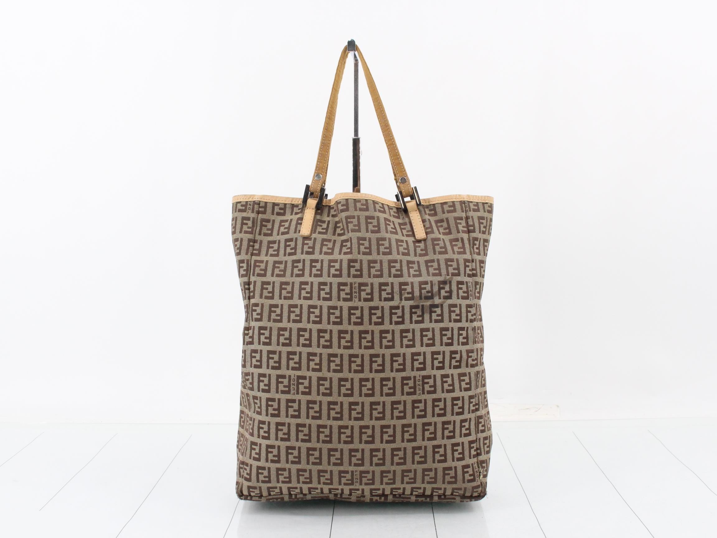 Canvas Zucchino Handbag Brown — view 2