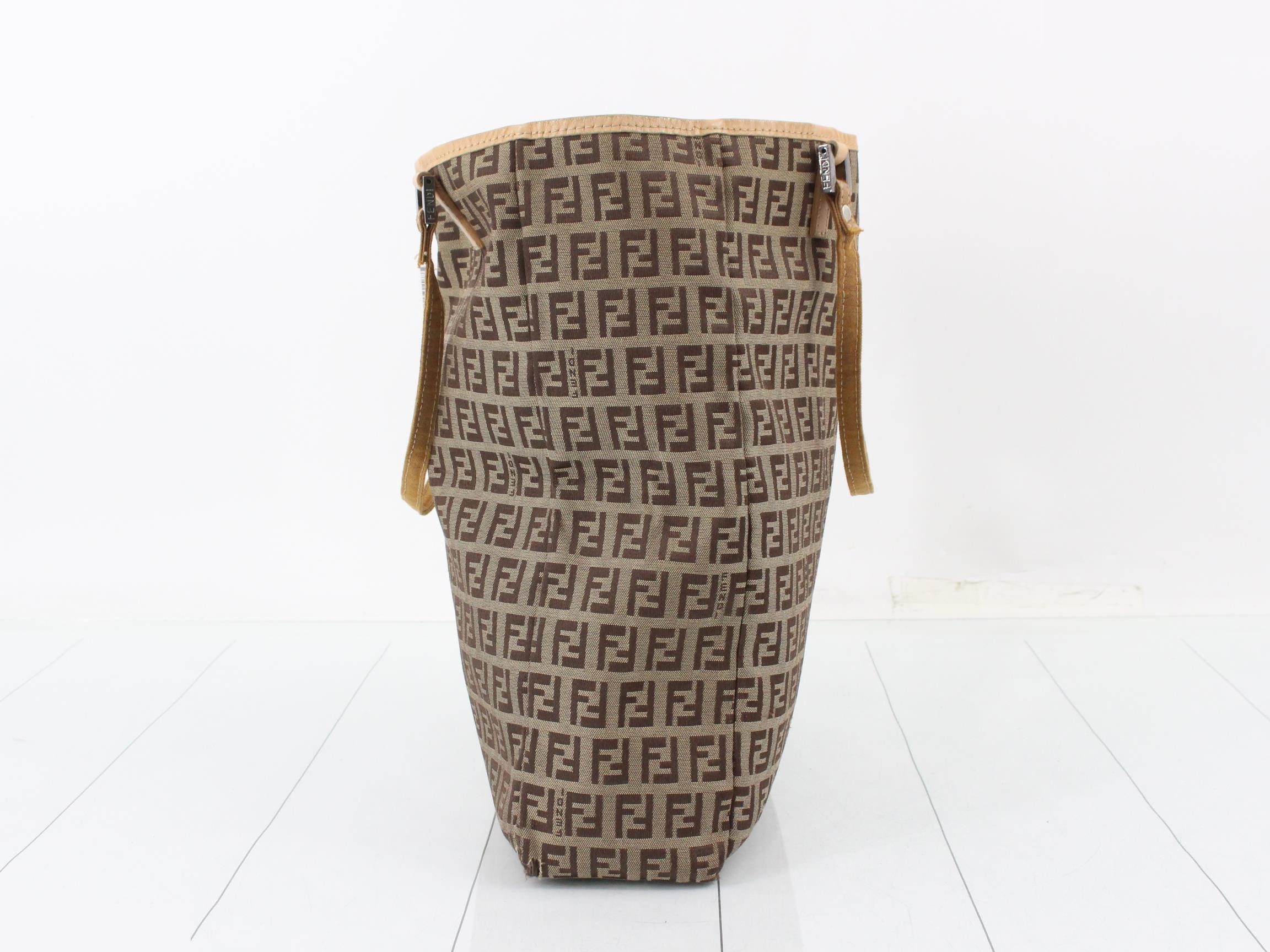 Canvas Zucchino Handbag Brown — view 3