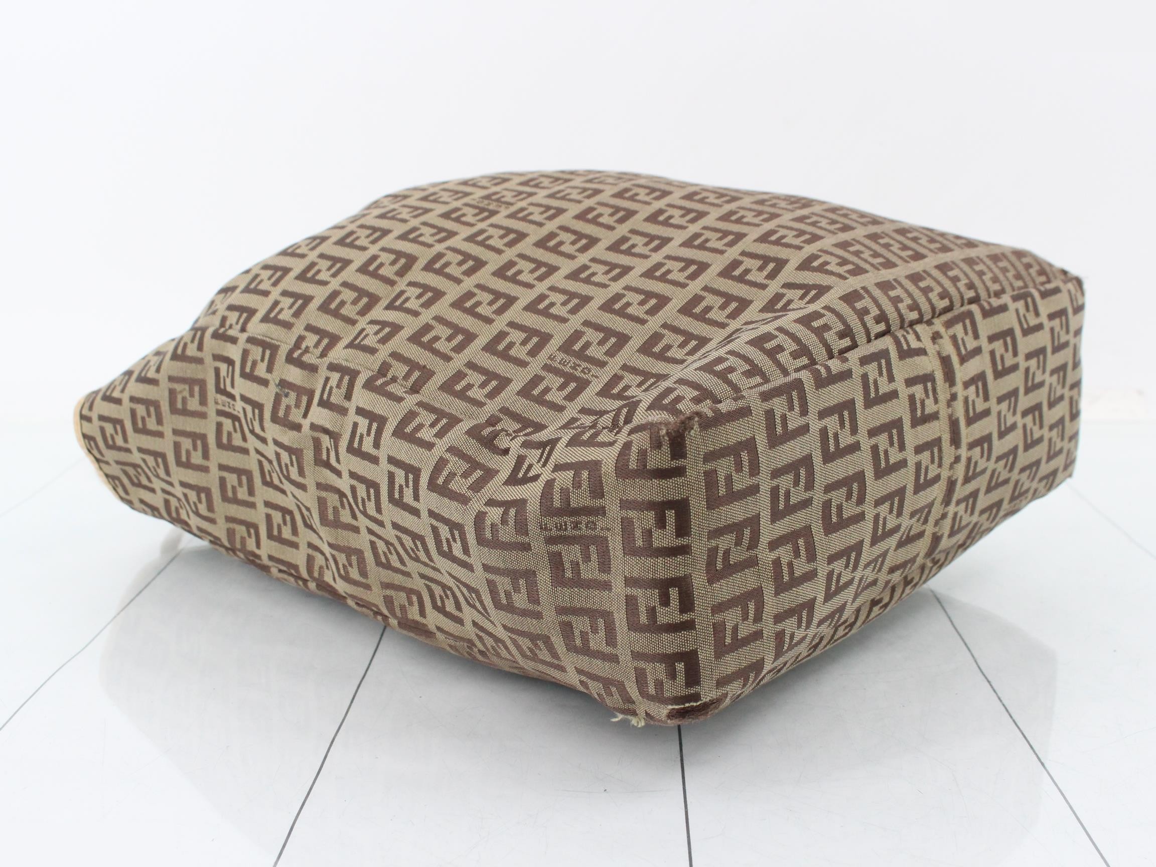 Canvas Zucchino Handbag Brown — view 5