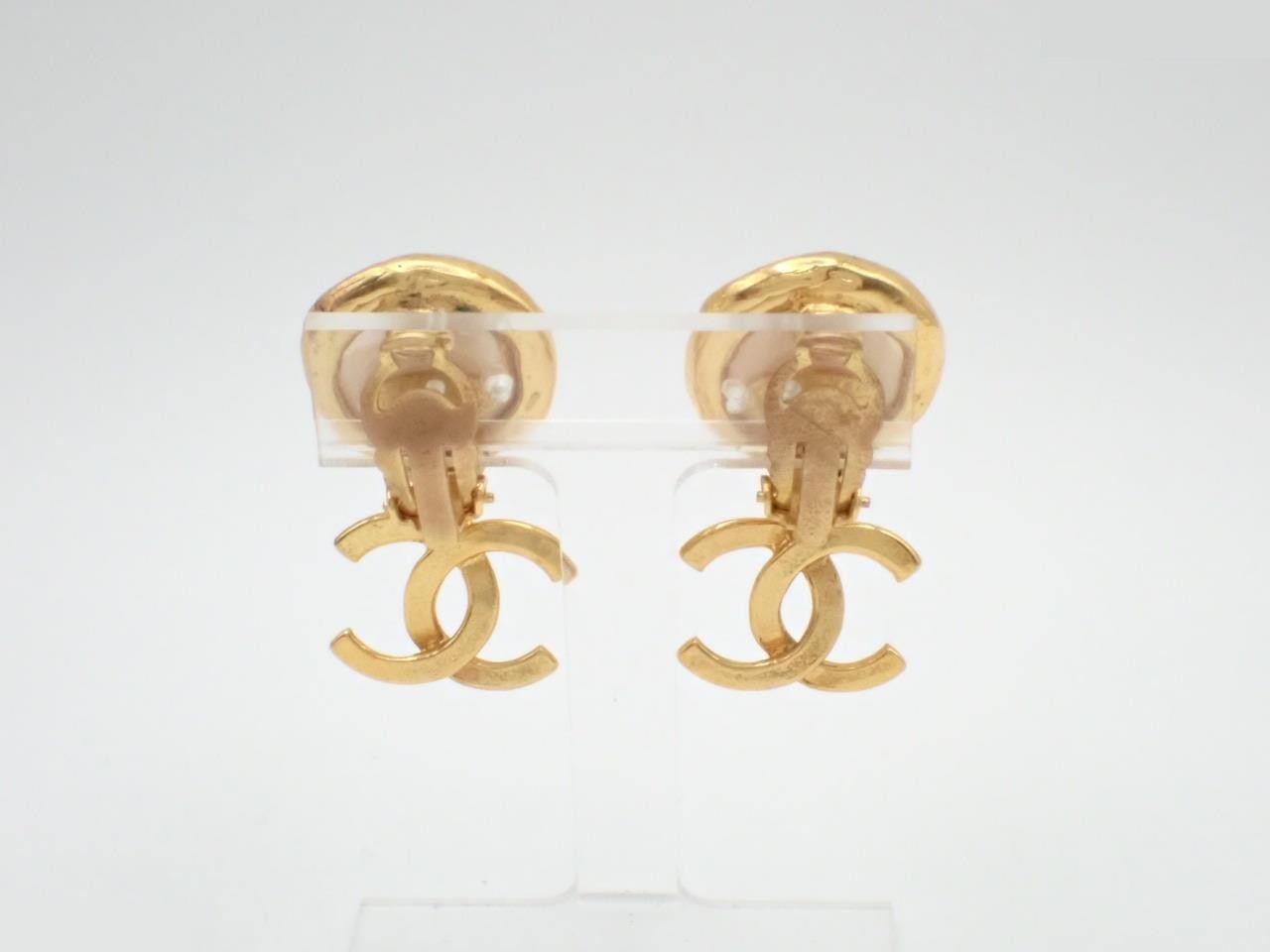 Pearl Coco Mark Earrings — view 2