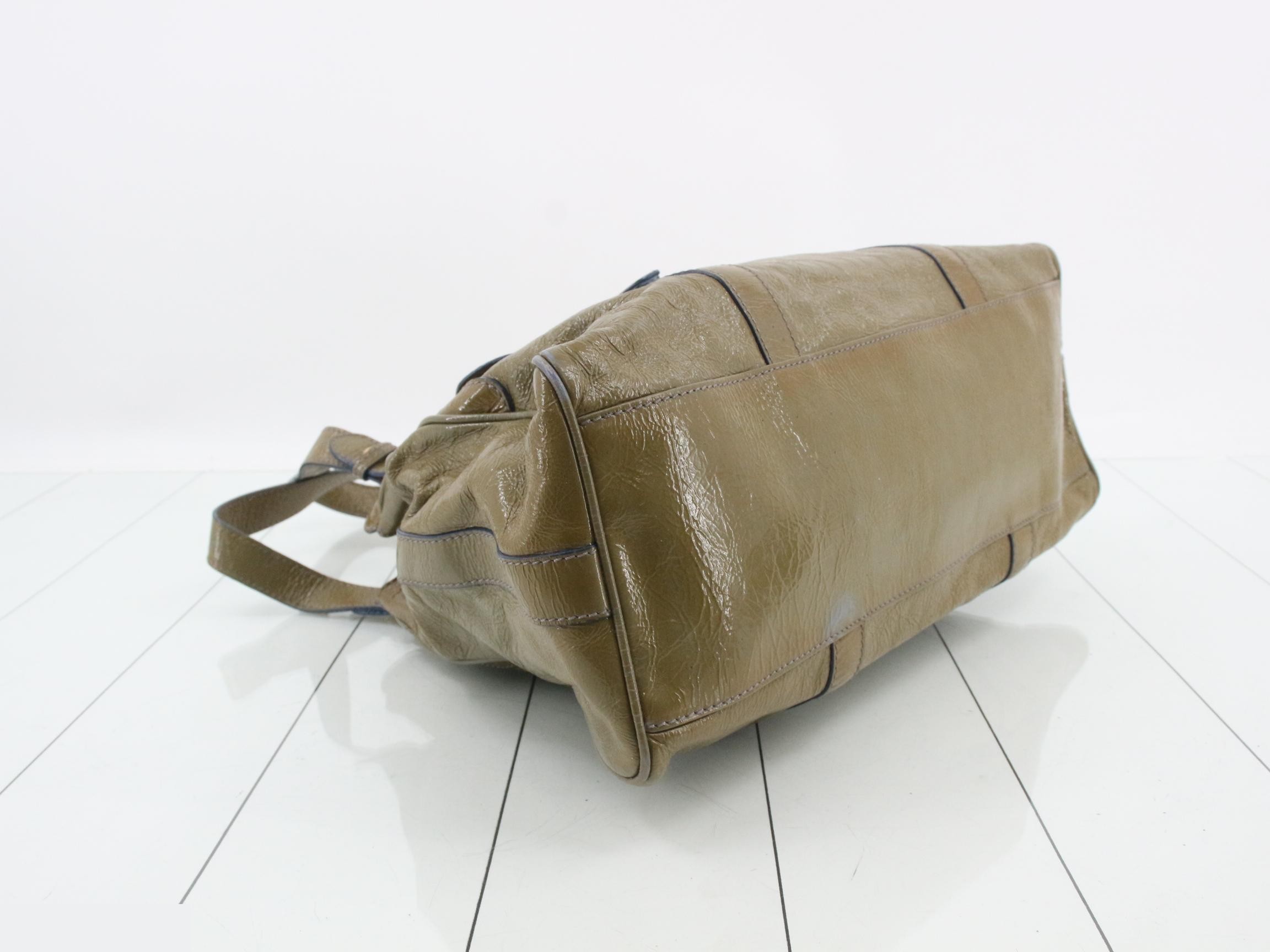 Enamel bag/handbag, green — view 5