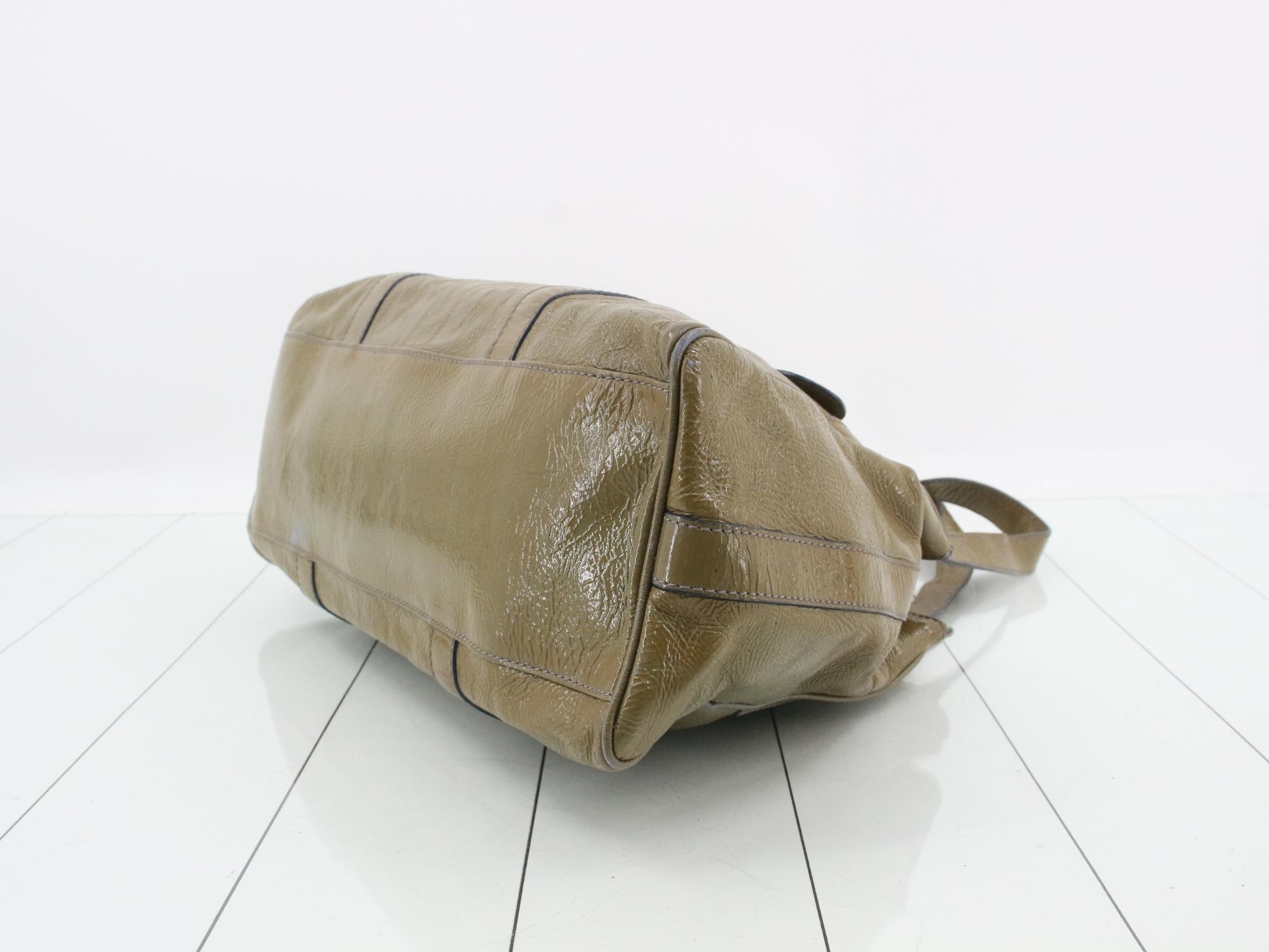 Enamel bag/handbag, green — view 6