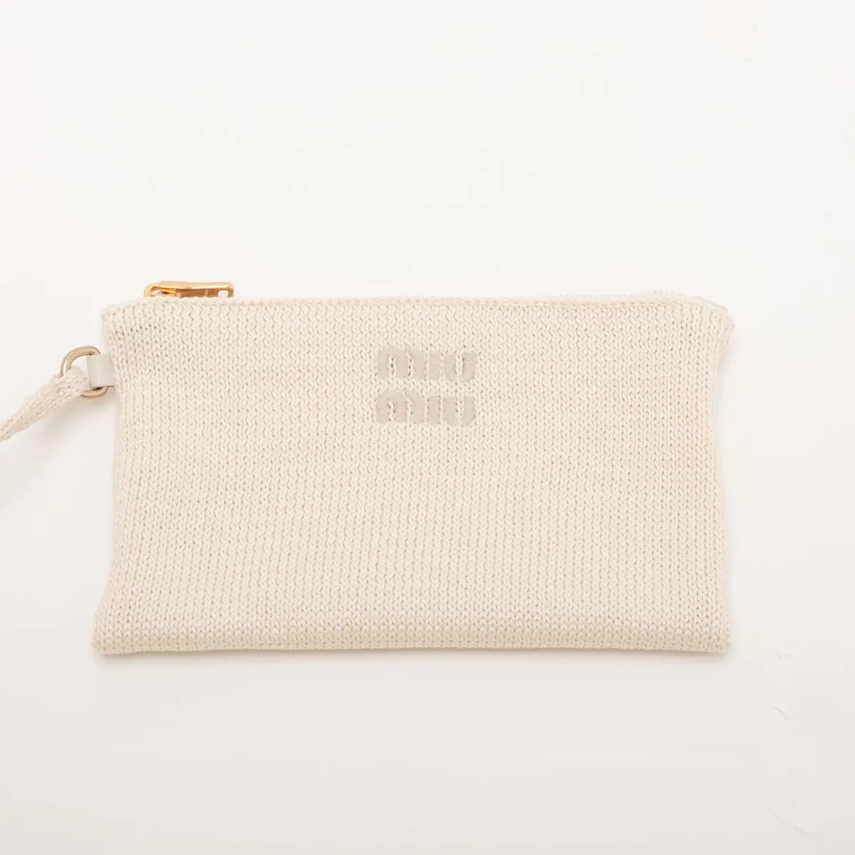 Ivy Cotton x Leather 2-Way Handbag White 5BG281 — view 11